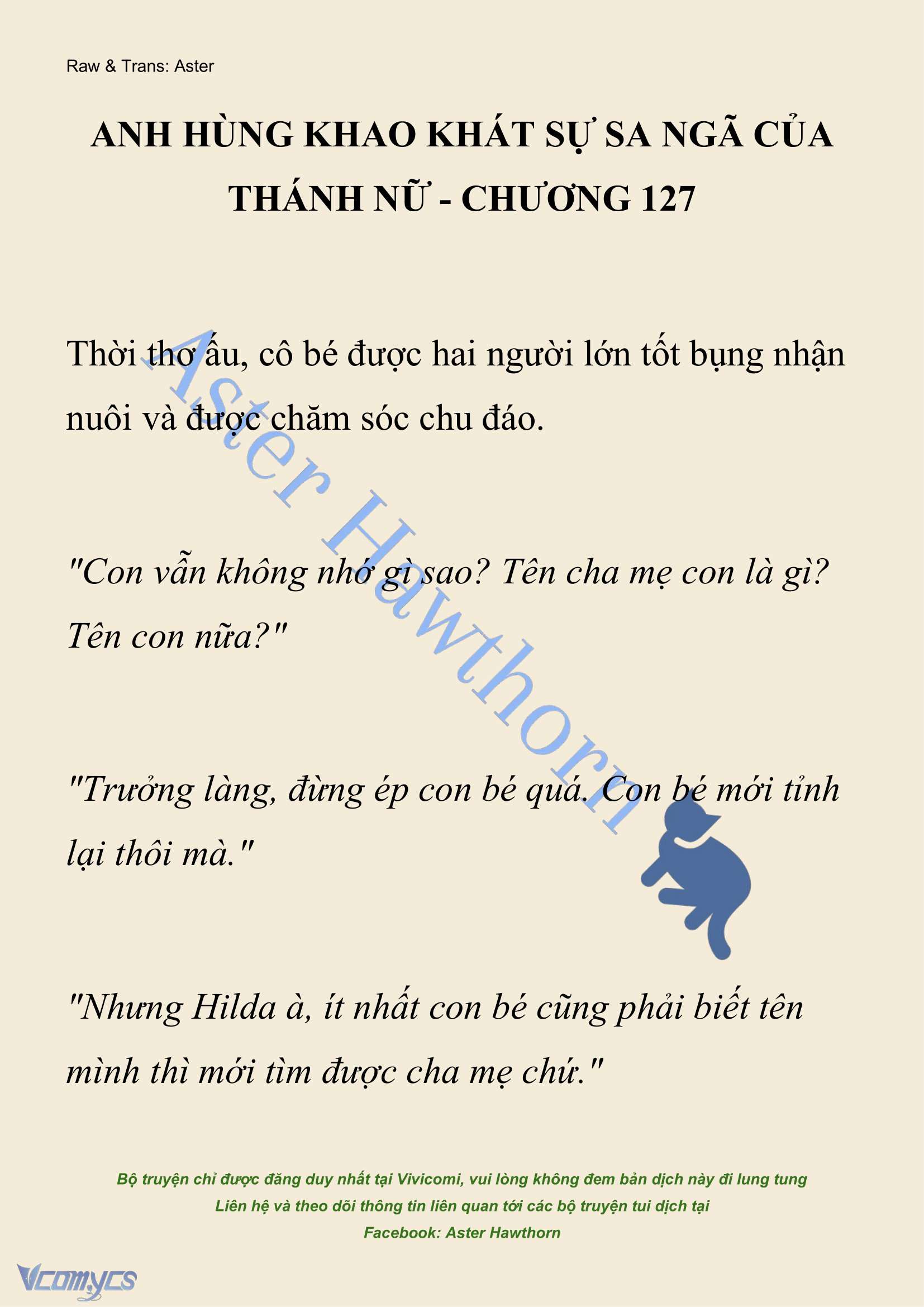 [NOVEL] Anh Hùng Khao Khát Sự Sa Ngã Của Thánh Nữ Chap 127 - Next Chap 128