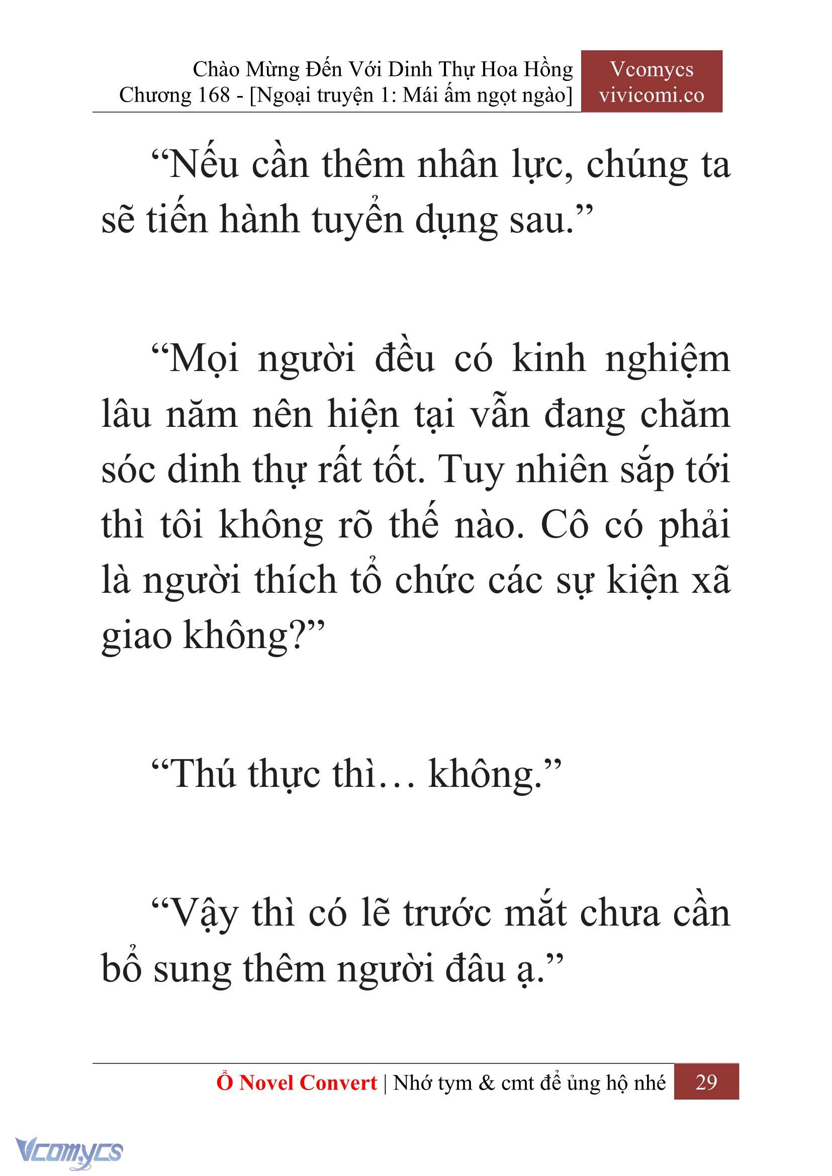 [Novel] Chào Mừng Đến Với Dinh Thự Hoa Hồng Chap 168 - Trang 2