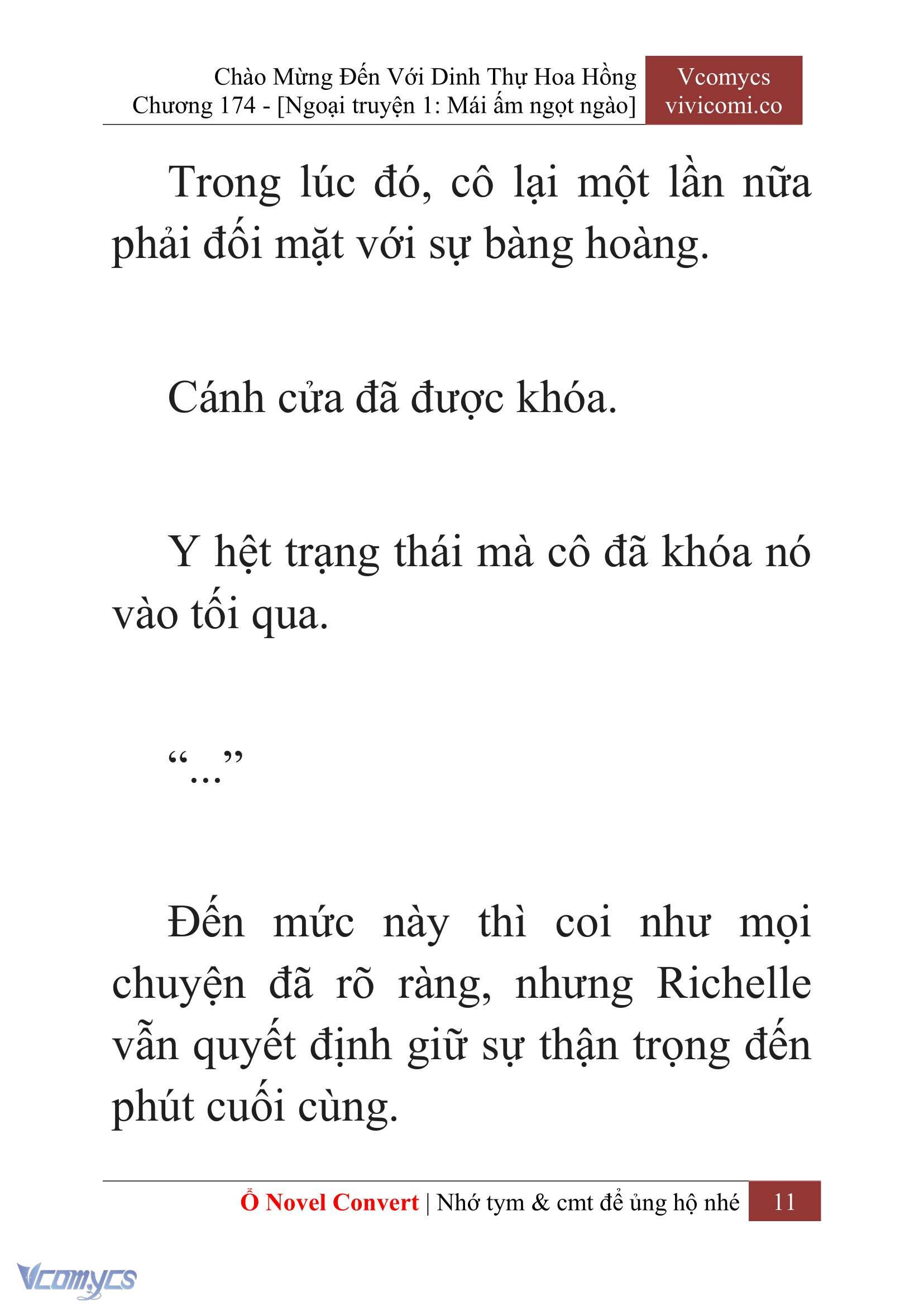 [Novel] Chào Mừng Đến Với Dinh Thự Hoa Hồng Chap 174 - Trang 2