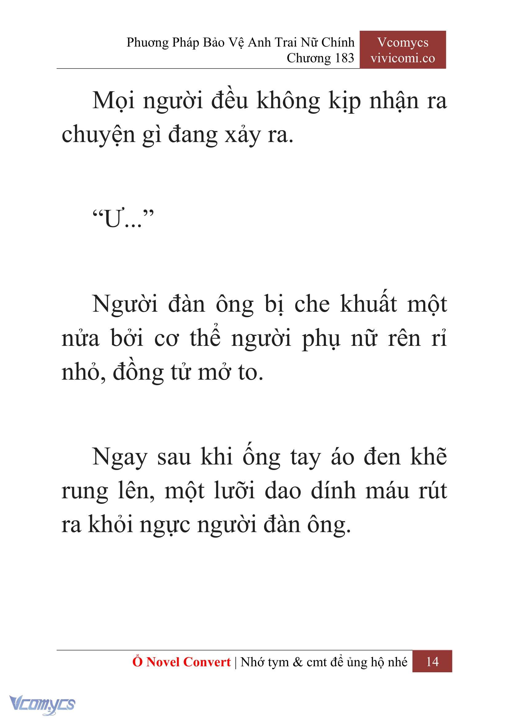 [Novel] Phương Pháp Bảo Vệ Anh Trai Nữ Chính Chap 183 - Next Chap 184