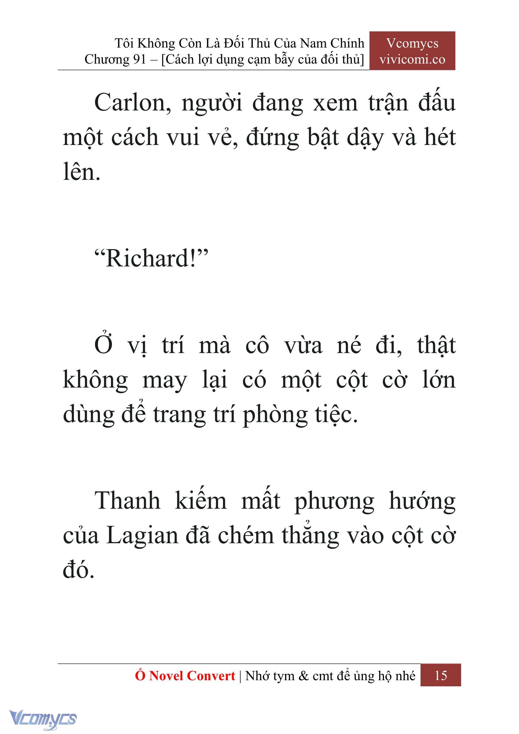 [Novel] Tôi Không Còn Là Đối Thủ Của Nam Chính Chap 91 - Trang 2