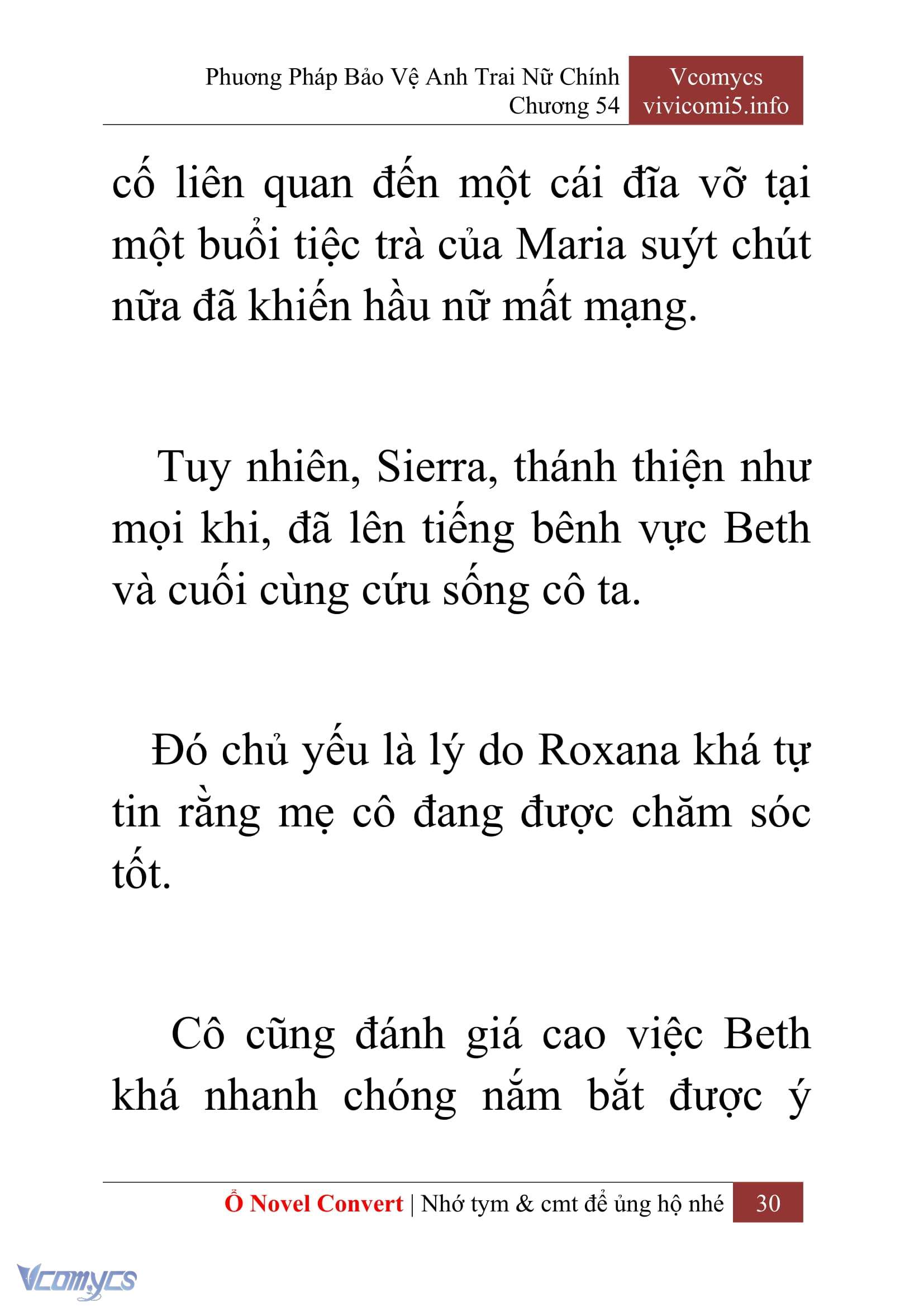 [Novel] Phương Pháp Bảo Vệ Anh Trai Nữ Chính Chap 54 - Next Chap 55