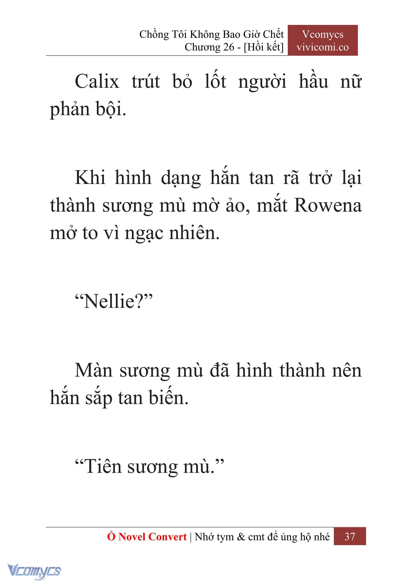 [Novel] Chồng Tôi Không Bao Giờ Chết Chap 26 - Trang 2