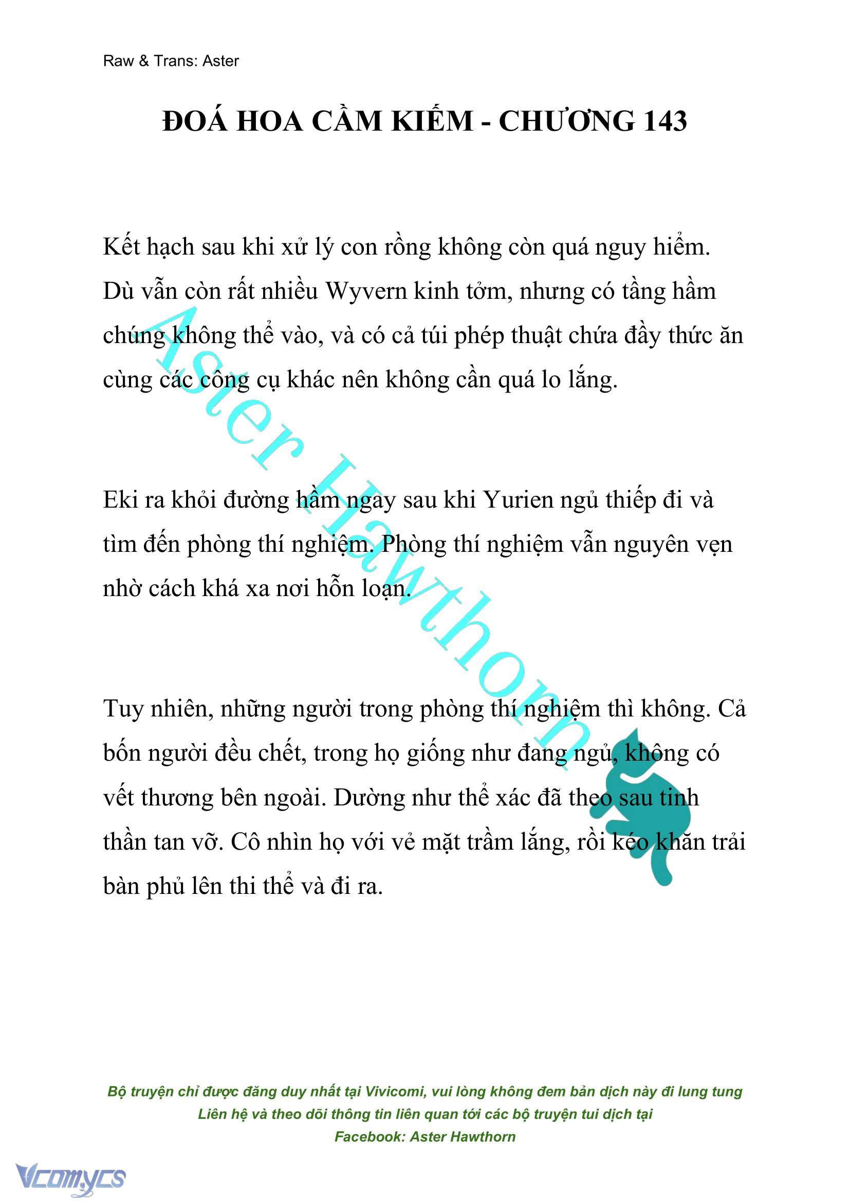 [NOVEL] Đóa Hoa Cầm Kiếm Chap 143 - Next Chap 144