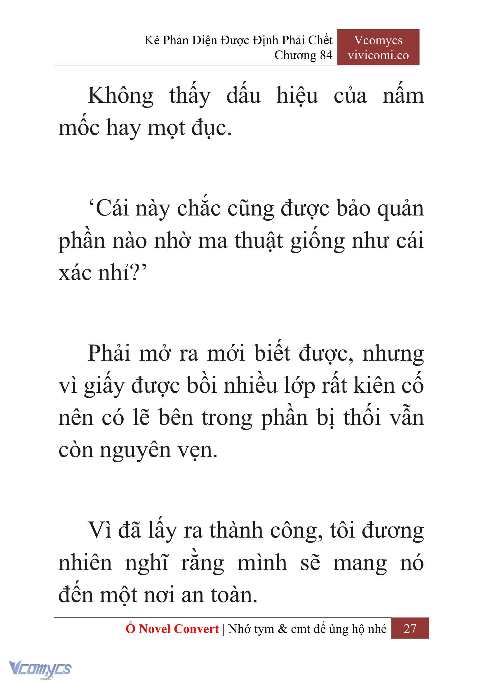 [Novel] Kẻ Phản Diện Được Định Phải Chết Chap 84 - Next 