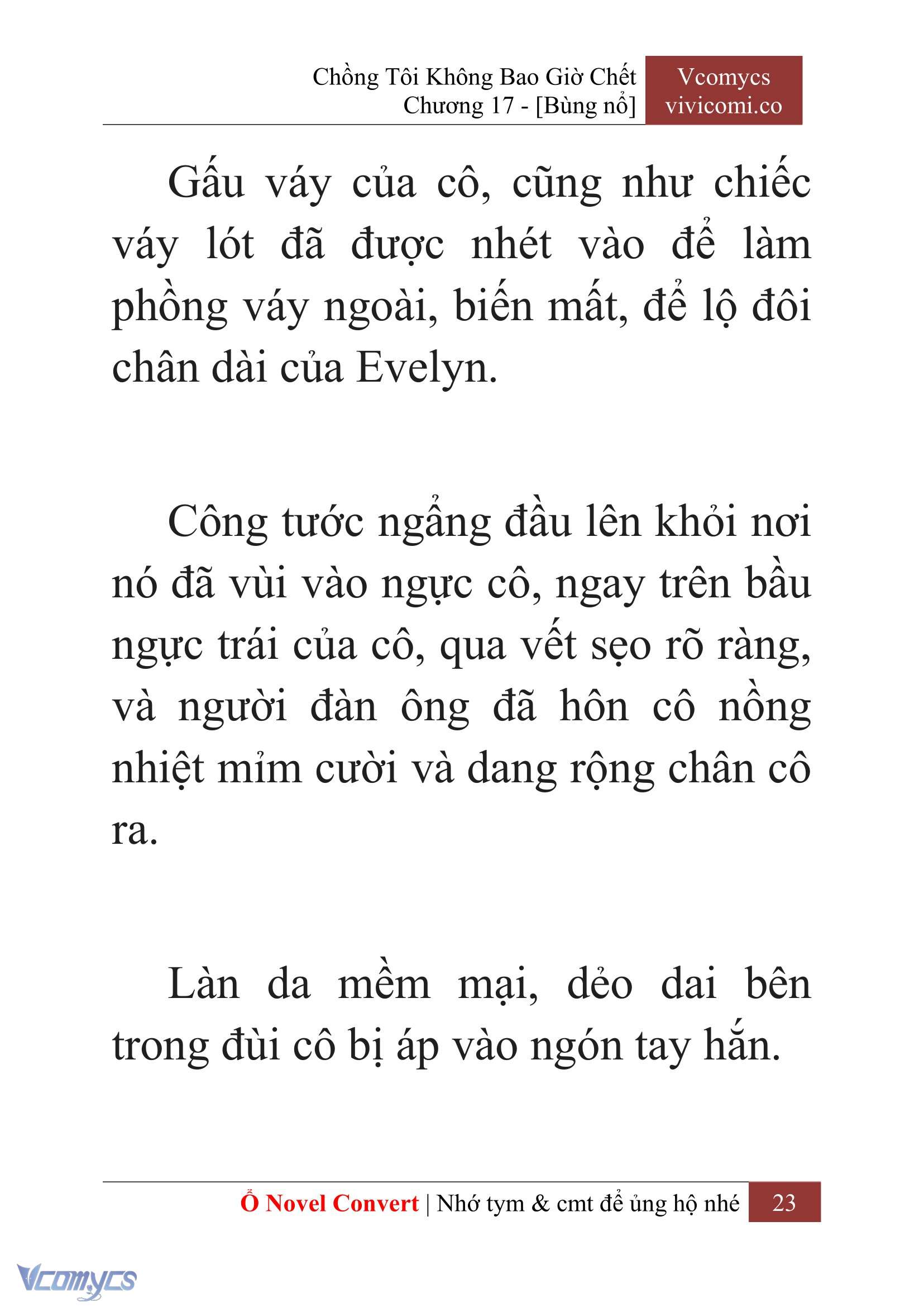 [Novel] Chồng Tôi Không Bao Giờ Chết Chap 17 - Trang 2