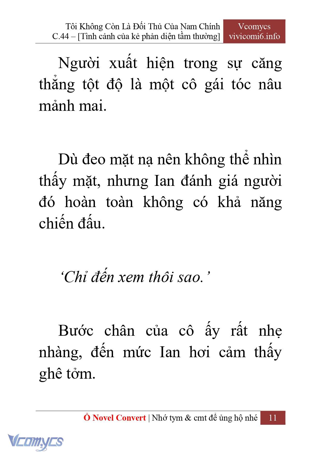 [Novel] Tôi Không Còn Là Đối Thủ Của Nam Chính Chap 44 - Trang 2