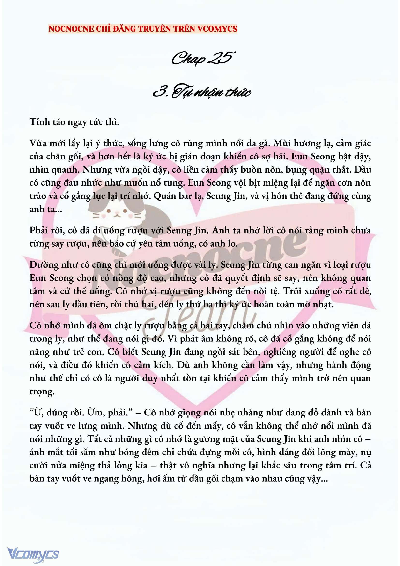 [NOVEL] CHÚNG TA KẾT THÚC VÀO MÙA THU Chap 25 - Next Chap 26