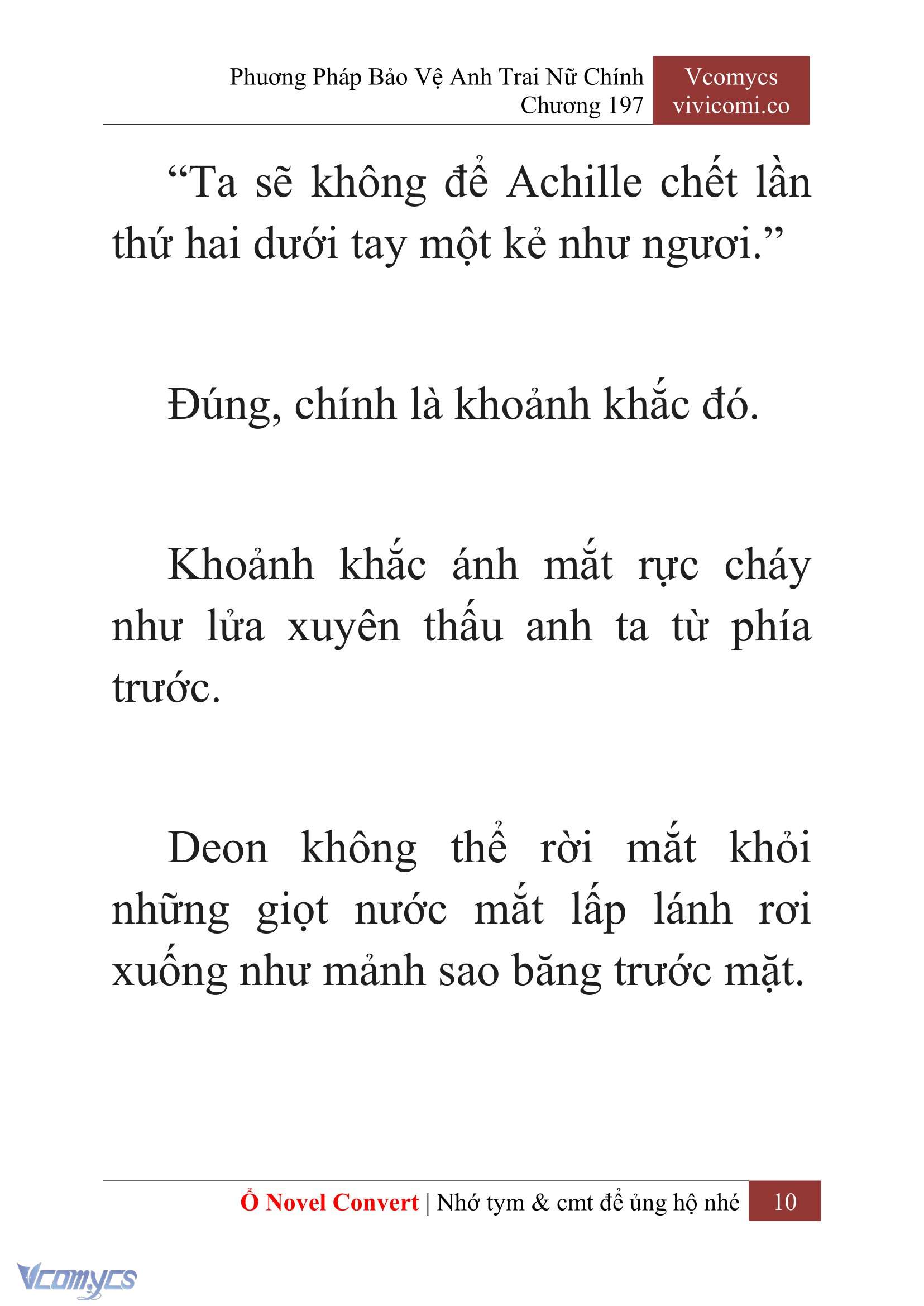 [Novel] Phương Pháp Bảo Vệ Anh Trai Nữ Chính Chap 197 - Trang 2