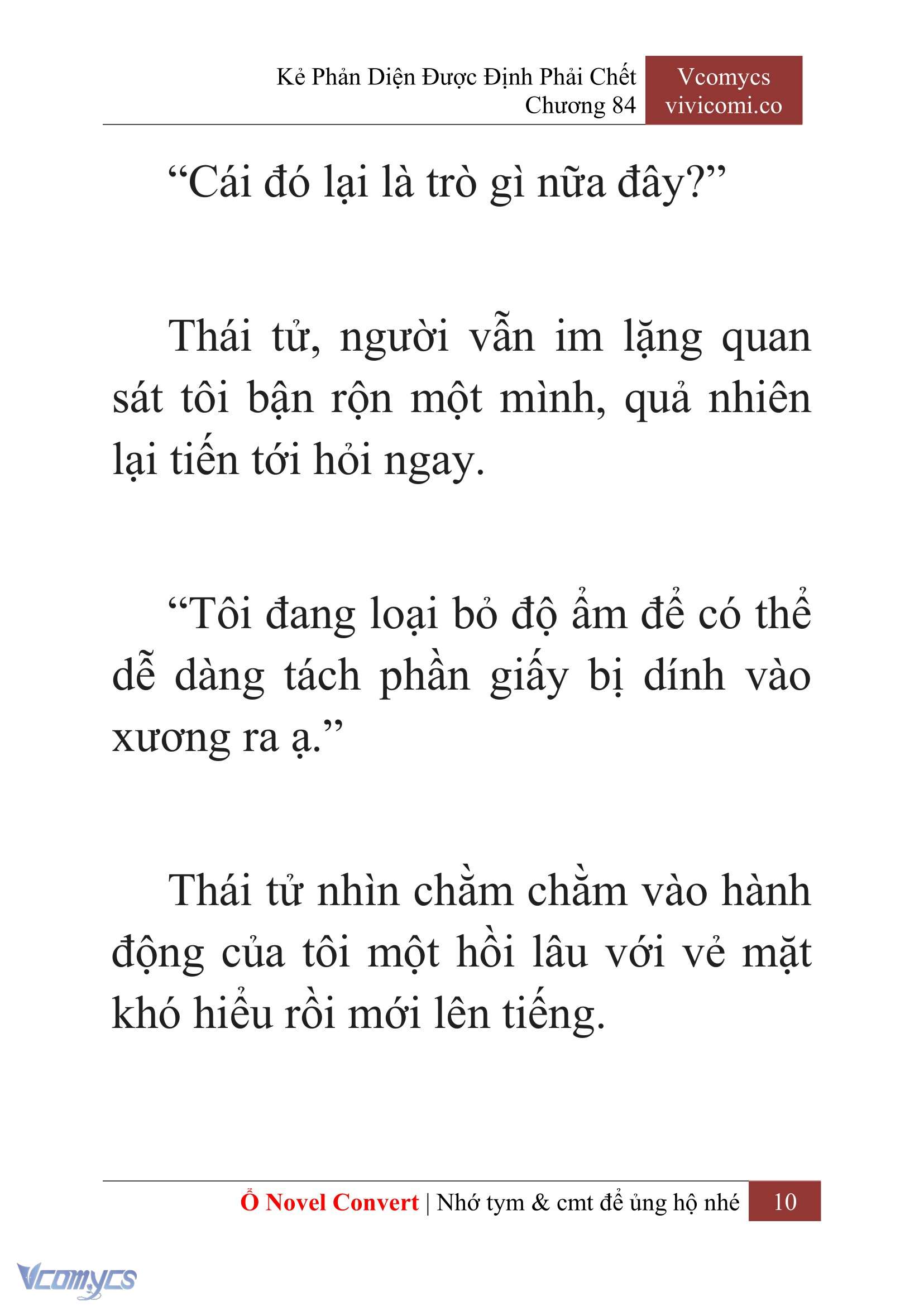[Novel] Kẻ Phản Diện Được Định Phải Chết Chap 84 - Next 