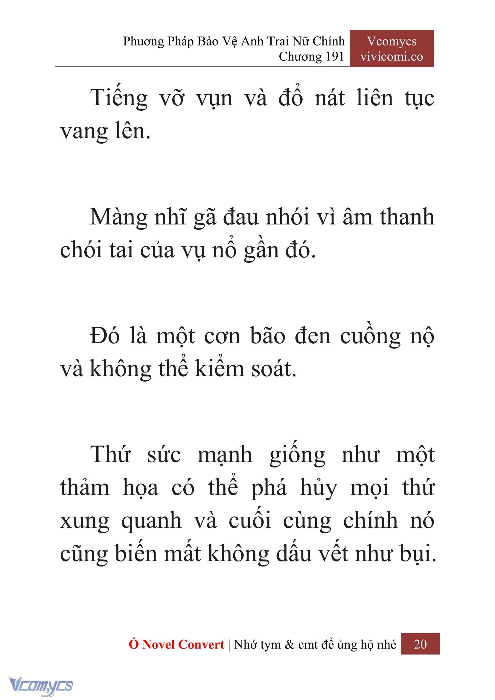 [Novel] Phương Pháp Bảo Vệ Anh Trai Nữ Chính Chap 191 - Trang 2