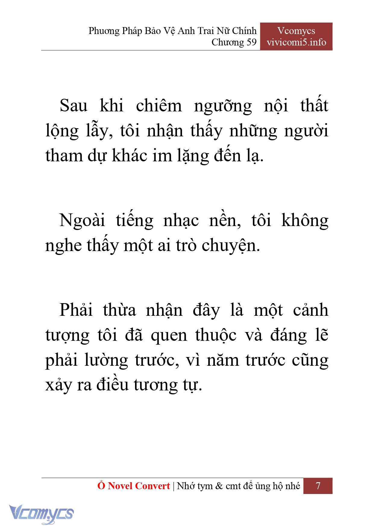 [Novel] Phương Pháp Bảo Vệ Anh Trai Nữ Chính Chap 59 - Next Chap 60