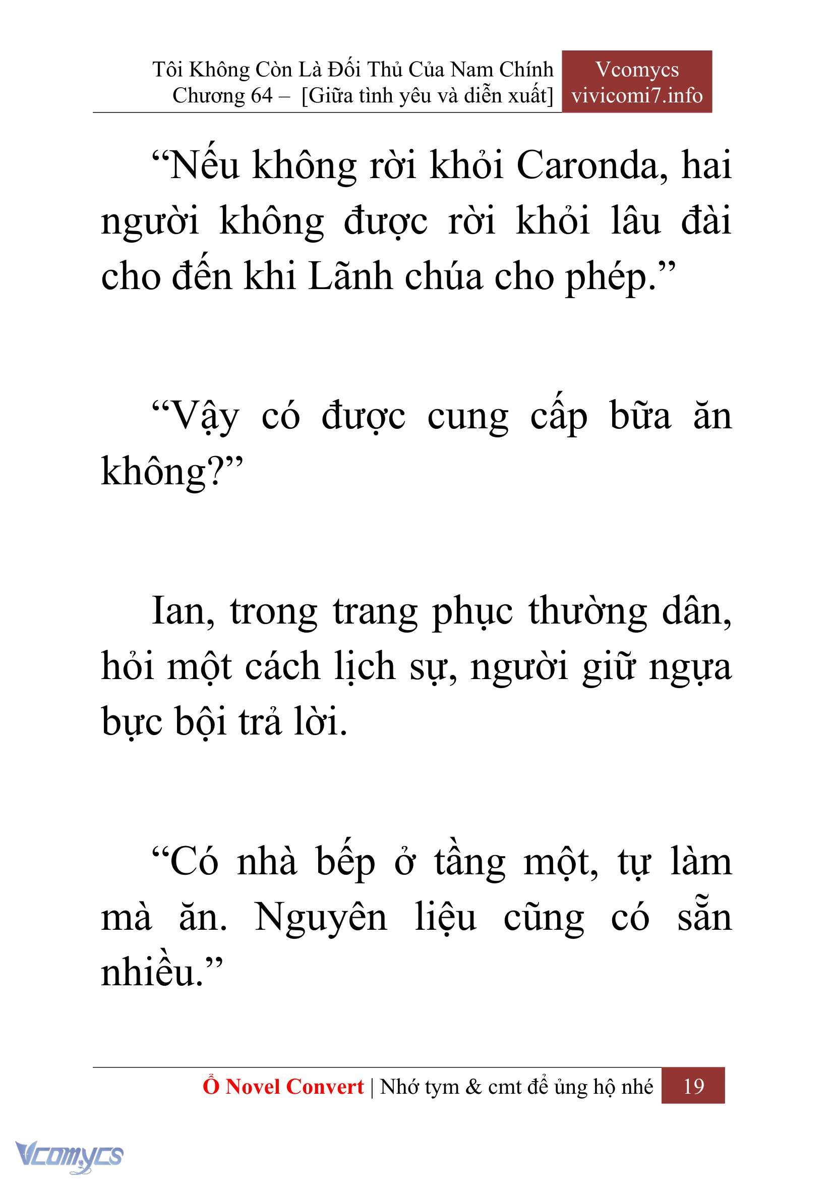 [Novel] Tôi Không Còn Là Đối Thủ Của Nam Chính Chap 64 - Trang 2
