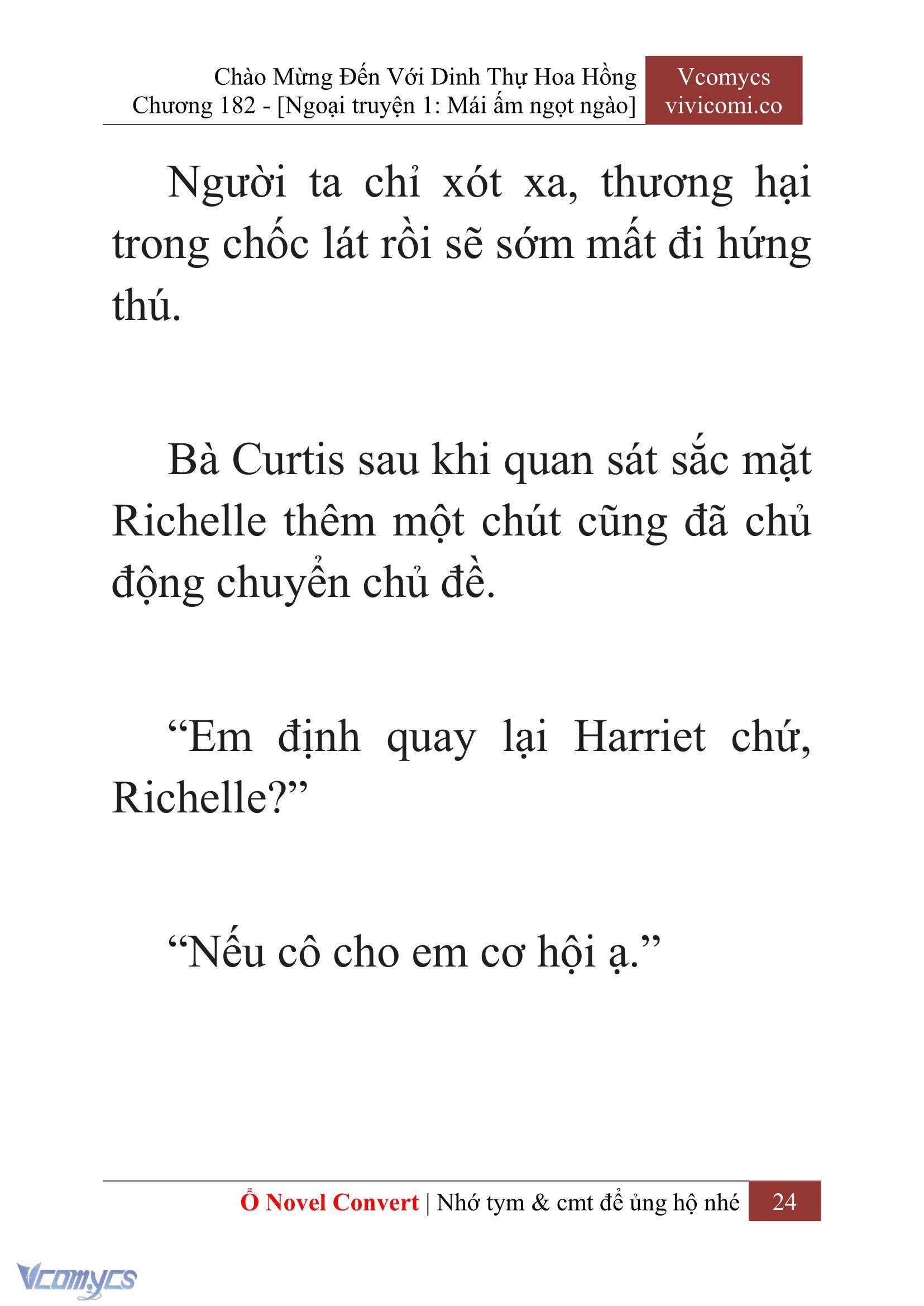 [Novel] Chào Mừng Đến Với Dinh Thự Hoa Hồng Chap 182 - Trang 2