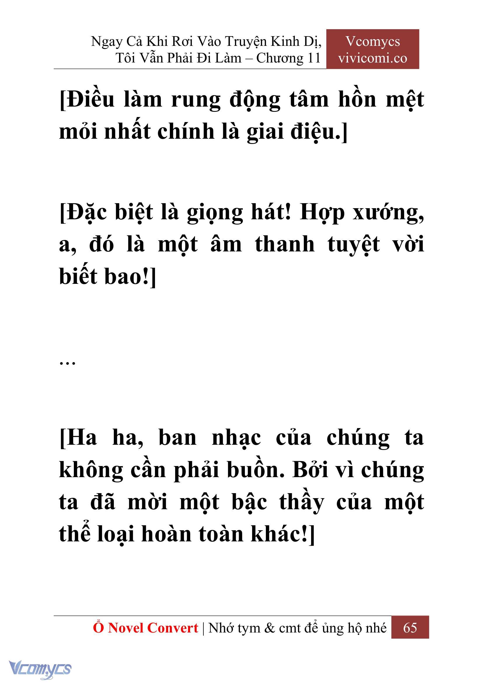 [Novel] Ngay Cả Khi Rơi Vào Truyện Kinh Dị, Tôi Vẫn Phải Đi Làm Chap 11 - Next Chap 12