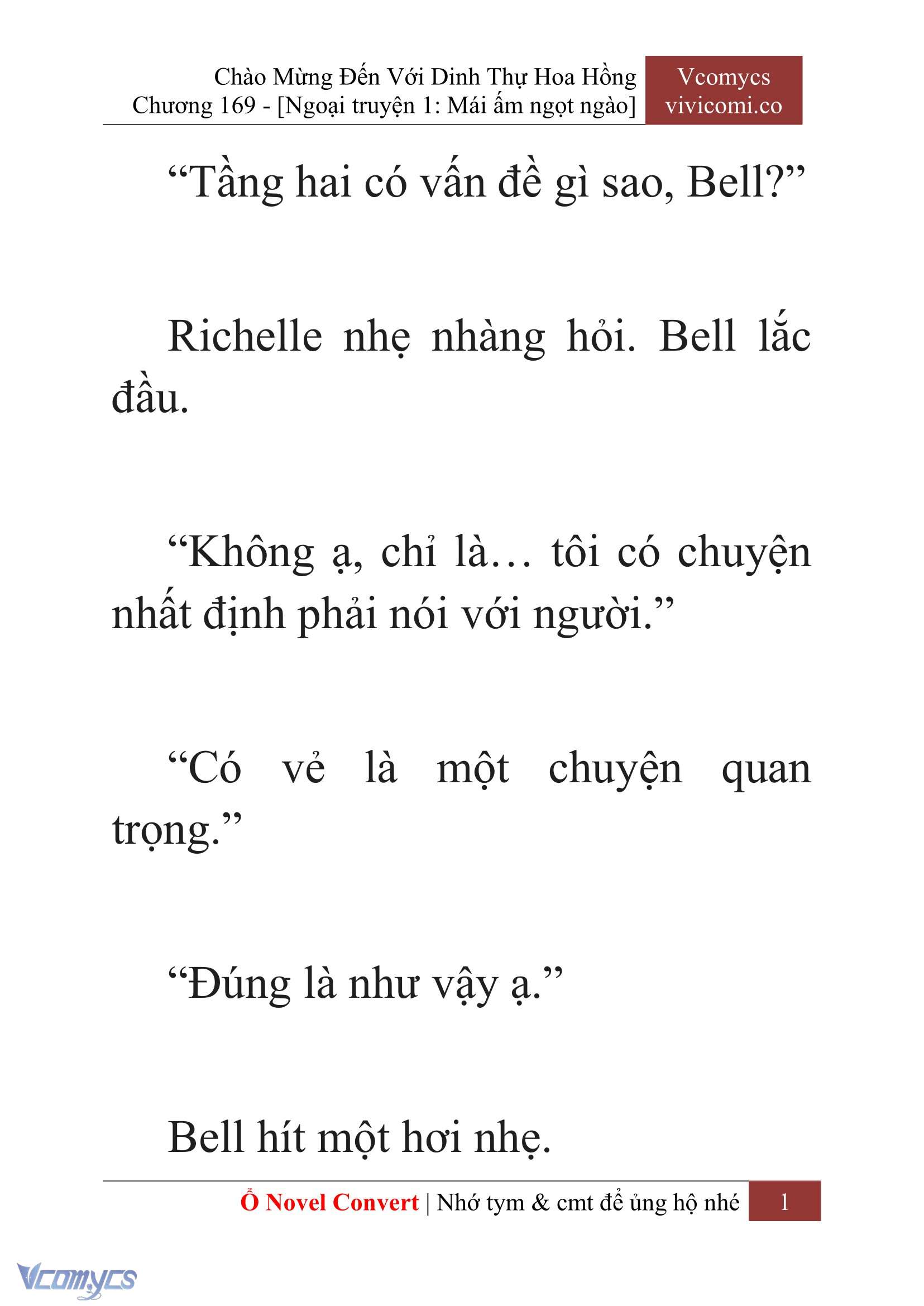 [Novel] Chào Mừng Đến Với Dinh Thự Hoa Hồng Chap 169 - Trang 2