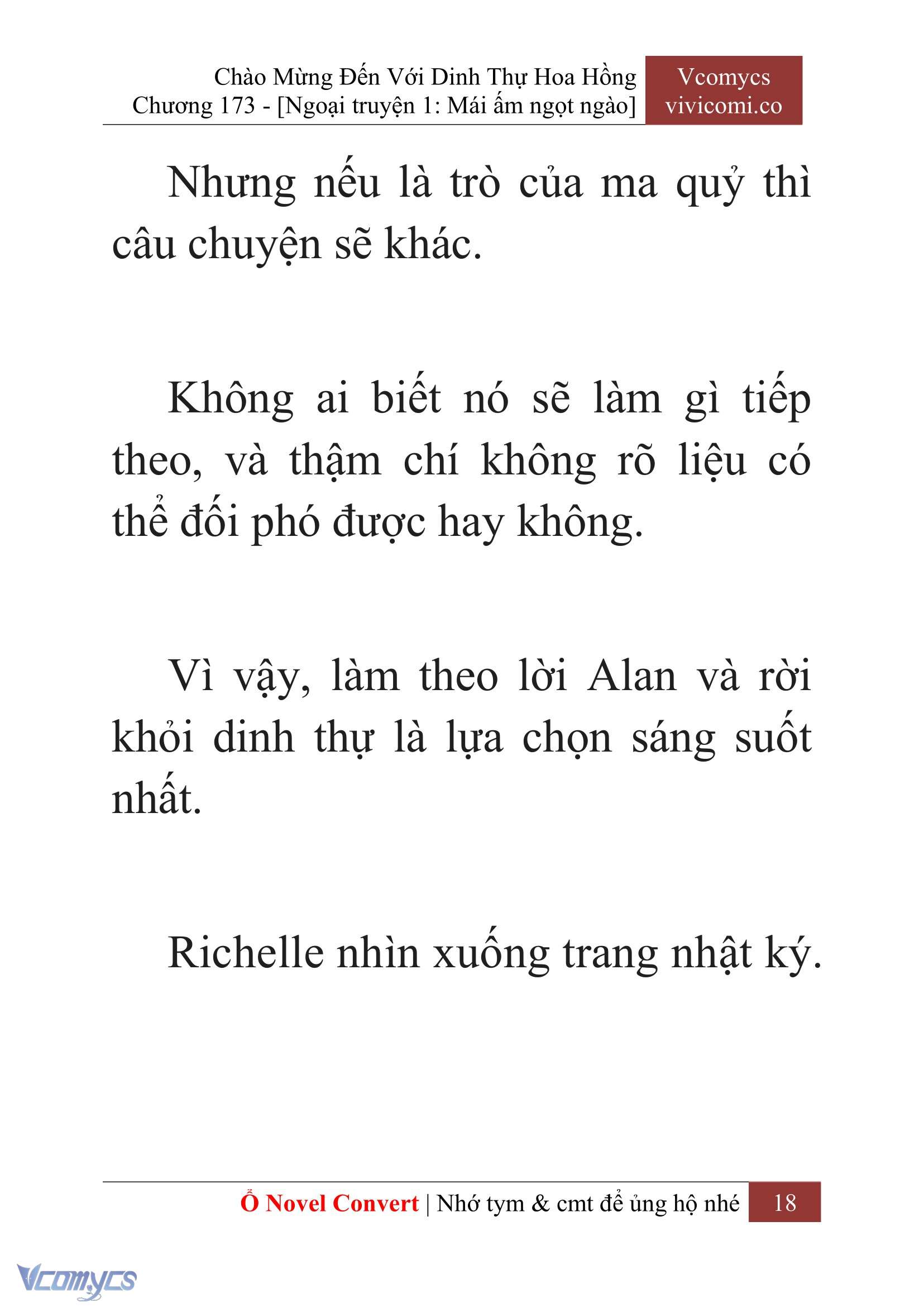 [Novel] Chào Mừng Đến Với Dinh Thự Hoa Hồng Chap 173 - Trang 2