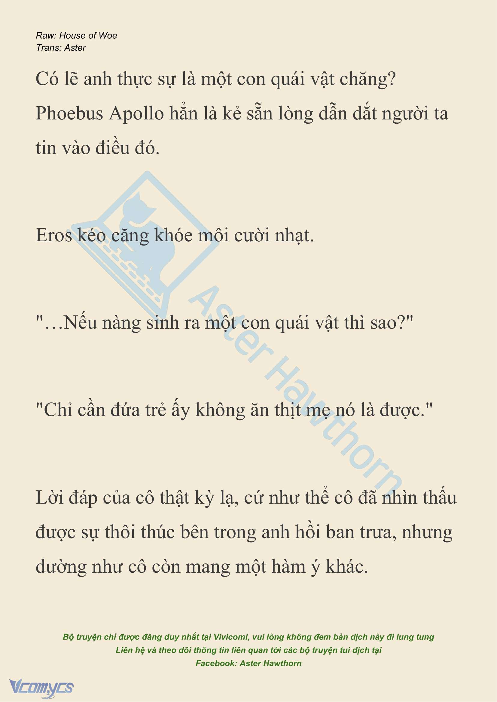 [NOVEL] Dành Cho Các Nữ Thần: Dành cho Psyche Chap 27 - Next Chap 28