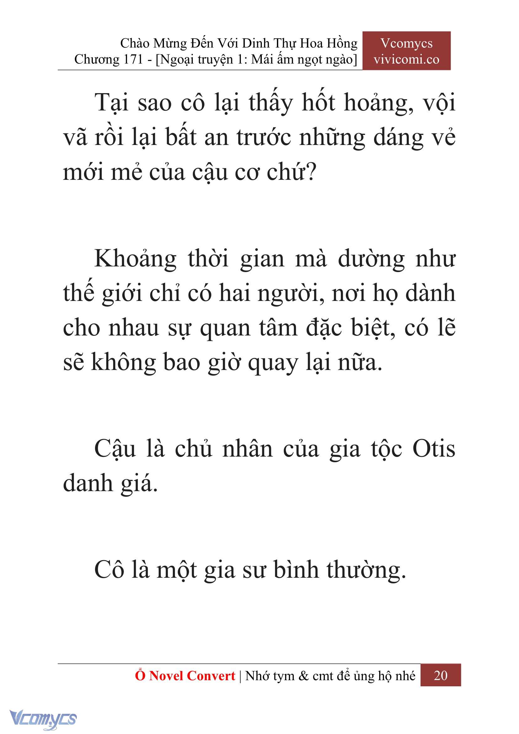 [Novel] Chào Mừng Đến Với Dinh Thự Hoa Hồng Chap 171 - Trang 2