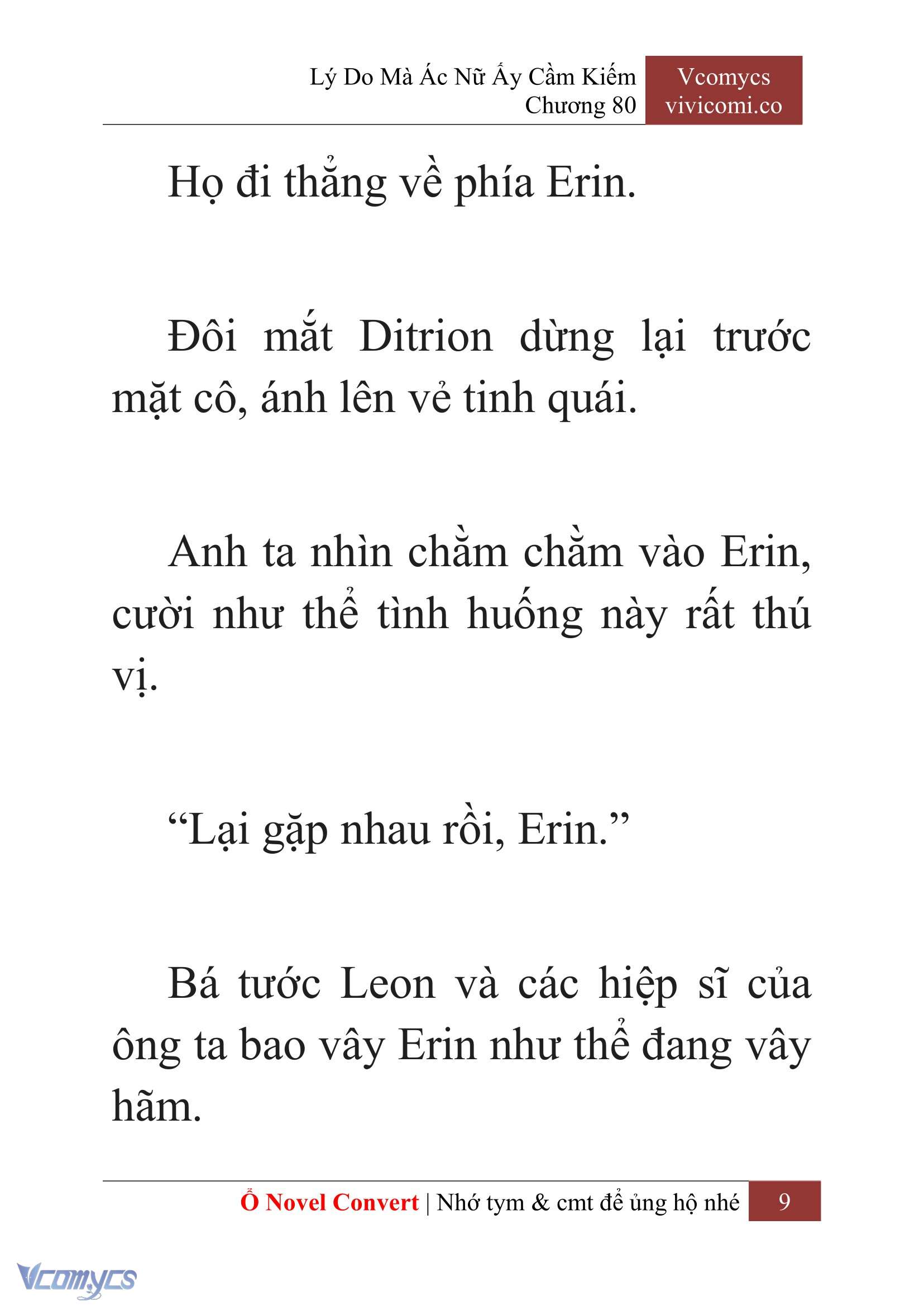 [Novel] Lý Do Mà Ác Nữ Ấy Cầm Kiếm Chap 80 - Next Chap 81