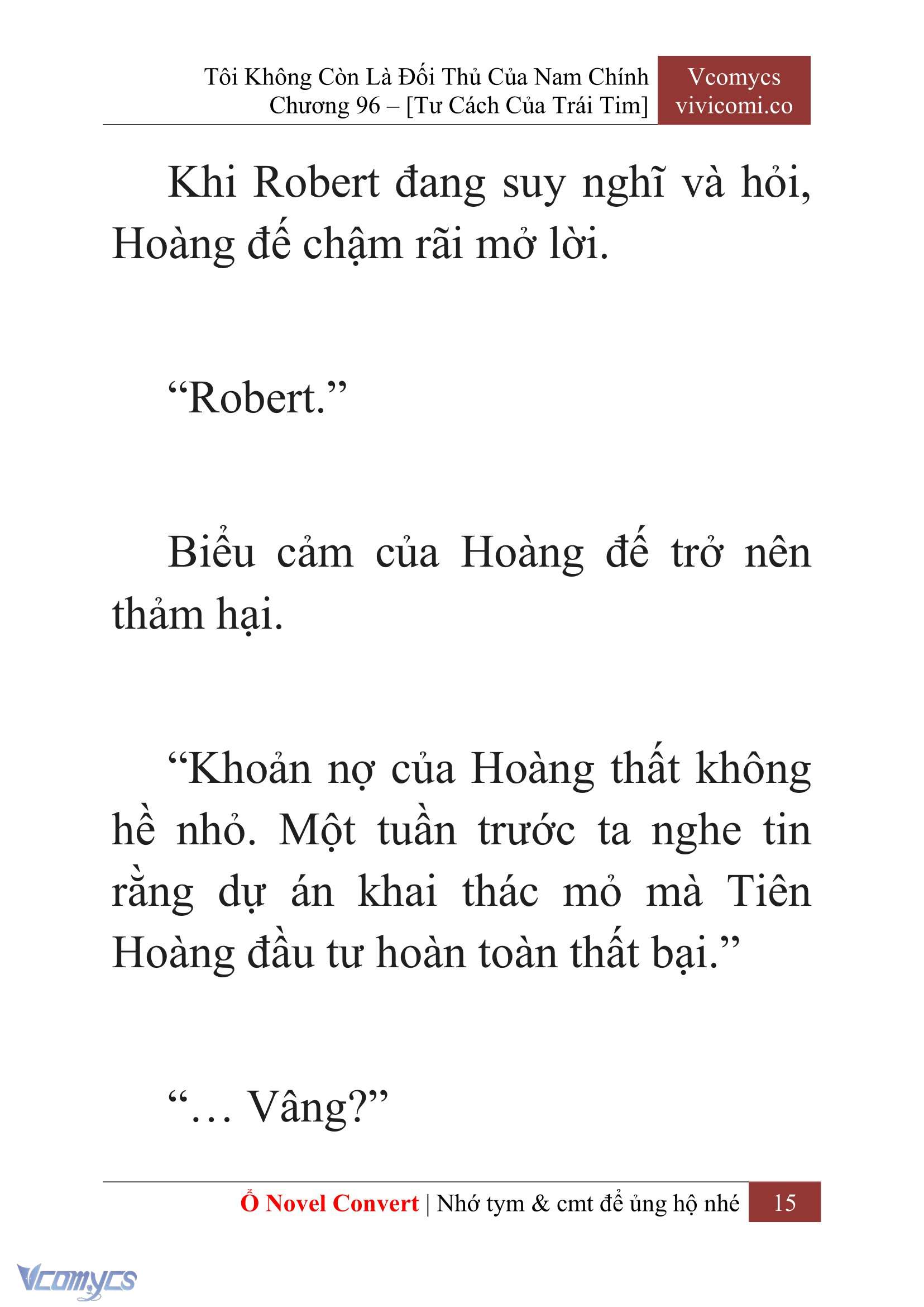 [Novel] Tôi Không Còn Là Đối Thủ Của Nam Chính Chap 96 - Trang 2