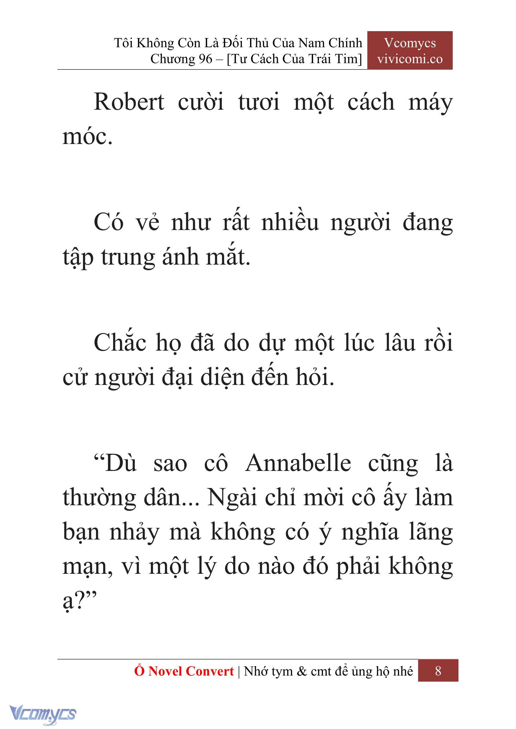 [Novel] Tôi Không Còn Là Đối Thủ Của Nam Chính Chap 96 - Trang 2