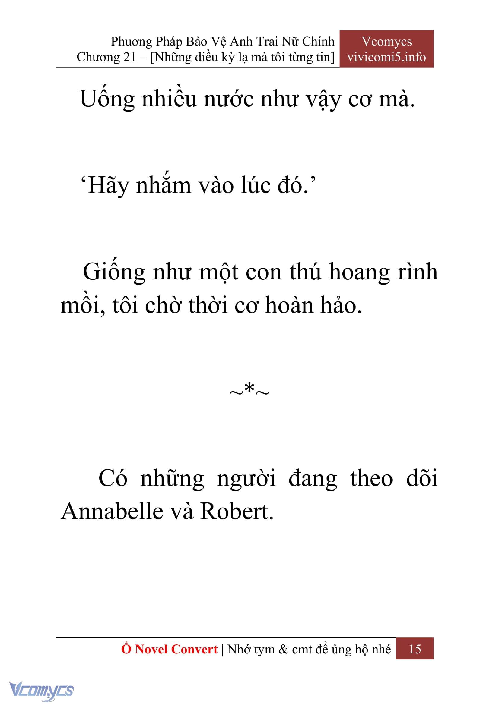 [Novel] Tôi Không Còn Là Đối Thủ Của Nam Chính Chap 21 - Trang 2