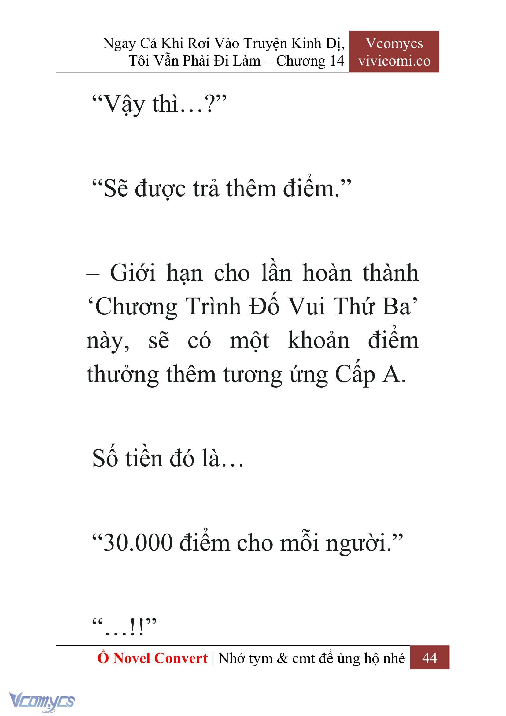 [Novel] Ngay Cả Khi Rơi Vào Truyện Kinh Dị, Tôi Vẫn Phải Đi Làm Chap 14 - Next 