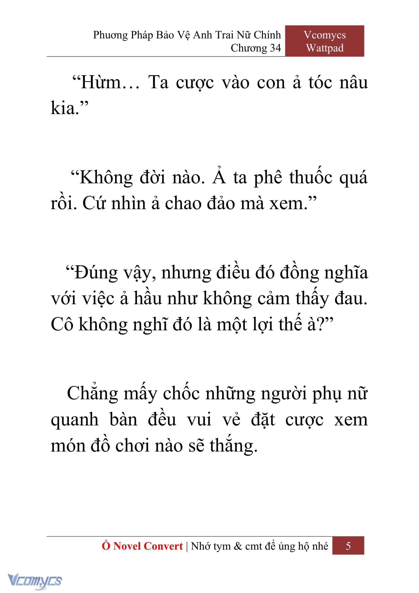 [Novel] Phương Pháp Bảo Vệ Anh Trai Nữ Chính Chap 34 - Next Chap 35
