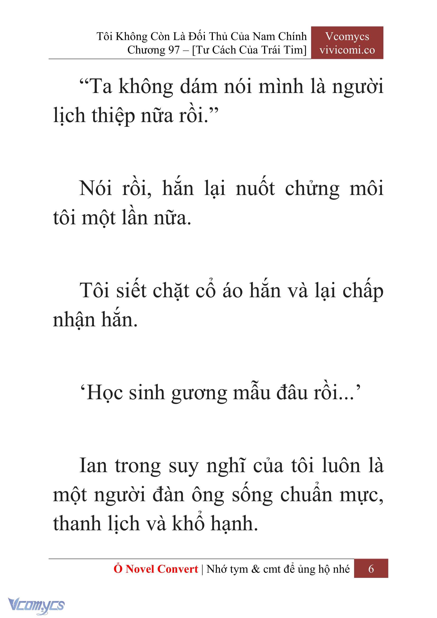 [Novel] Tôi Không Còn Là Đối Thủ Của Nam Chính Chap 97 - Next Chap 98