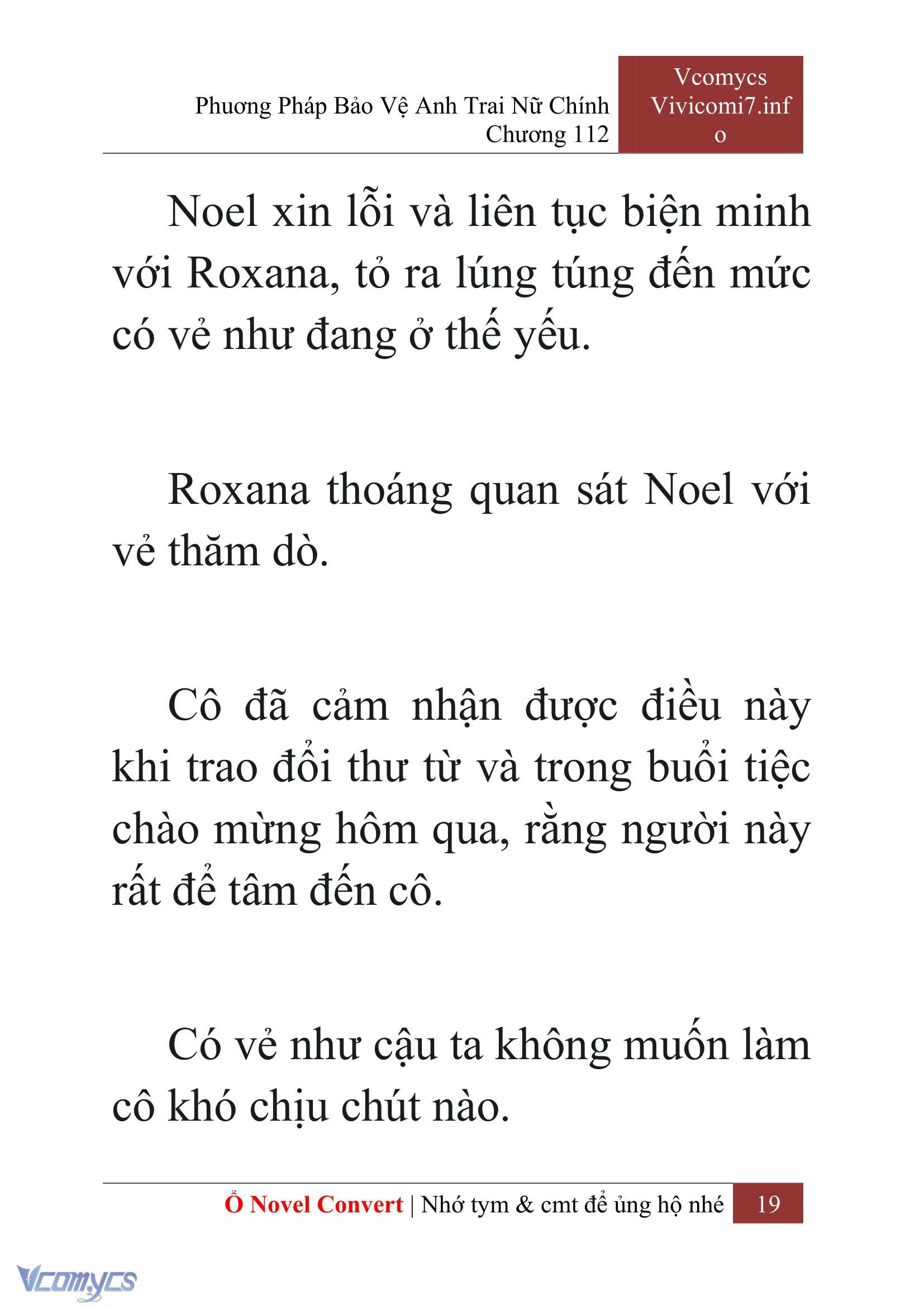 [Novel] Phương Pháp Bảo Vệ Anh Trai Nữ Chính Chap 112 - Next Chap 113