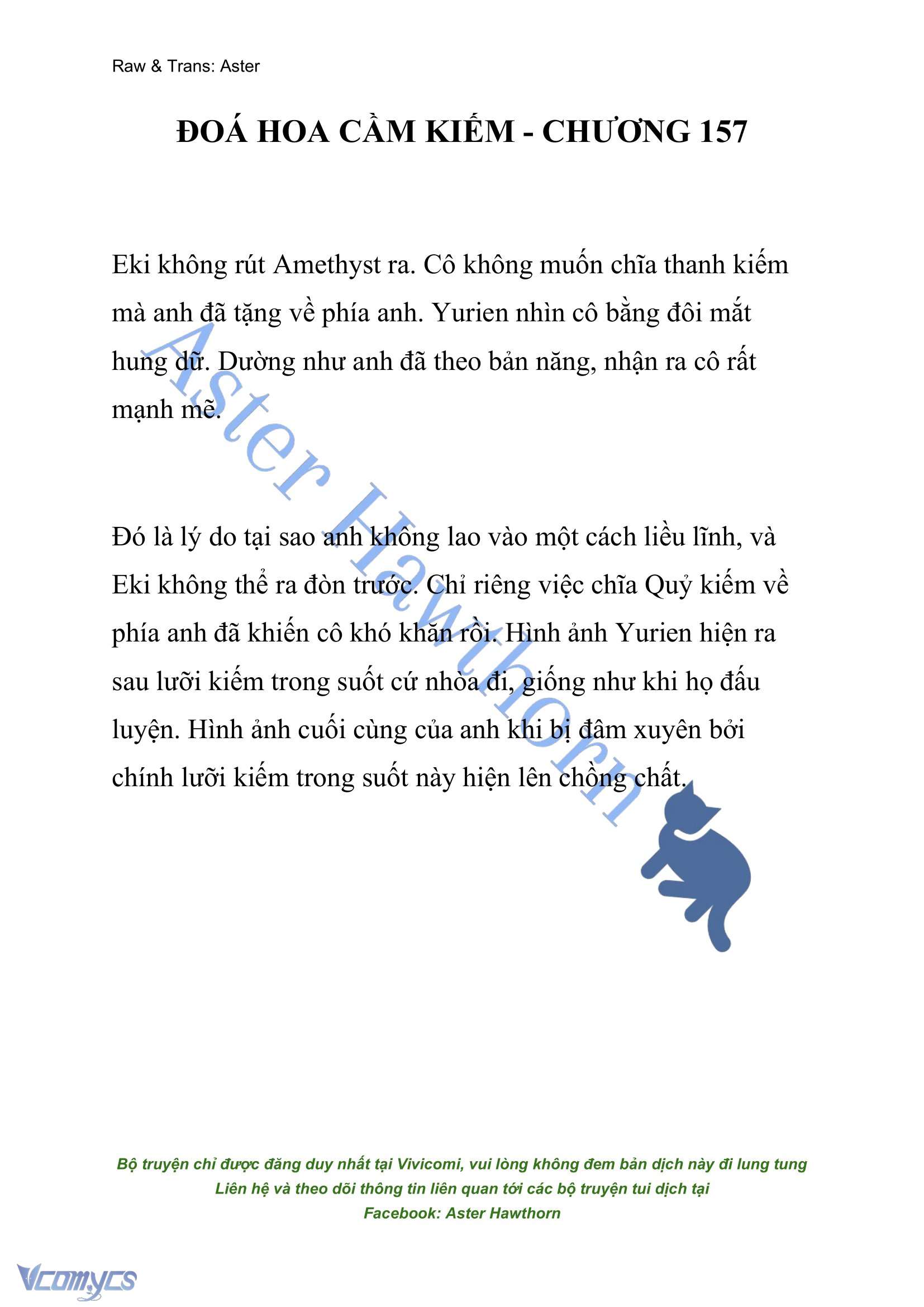 [NOVEL] Đóa Hoa Cầm Kiếm Chap 157 - Next Chap 158