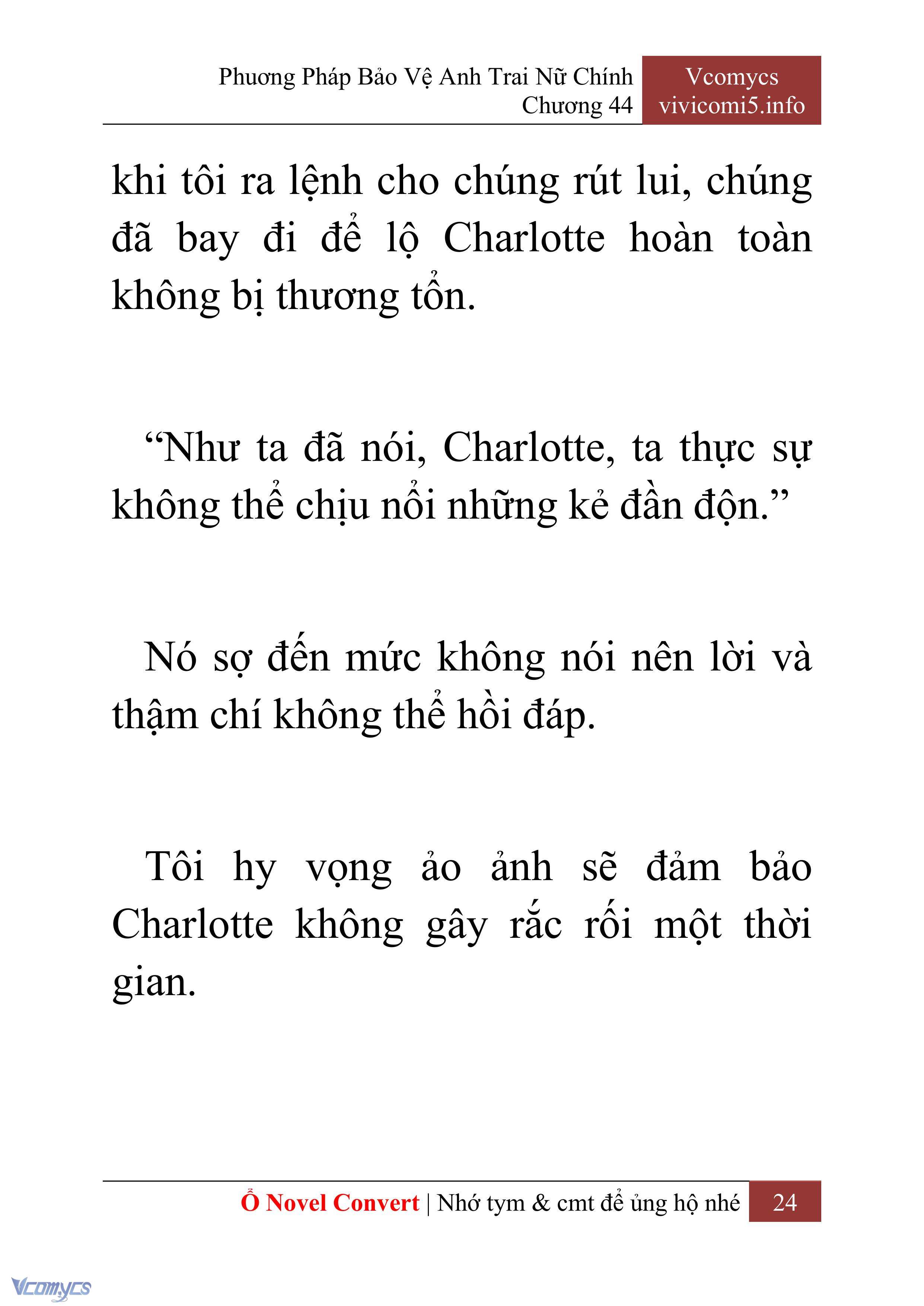 [Novel] Phương Pháp Bảo Vệ Anh Trai Nữ Chính Chap 44 - Next Chap 45
