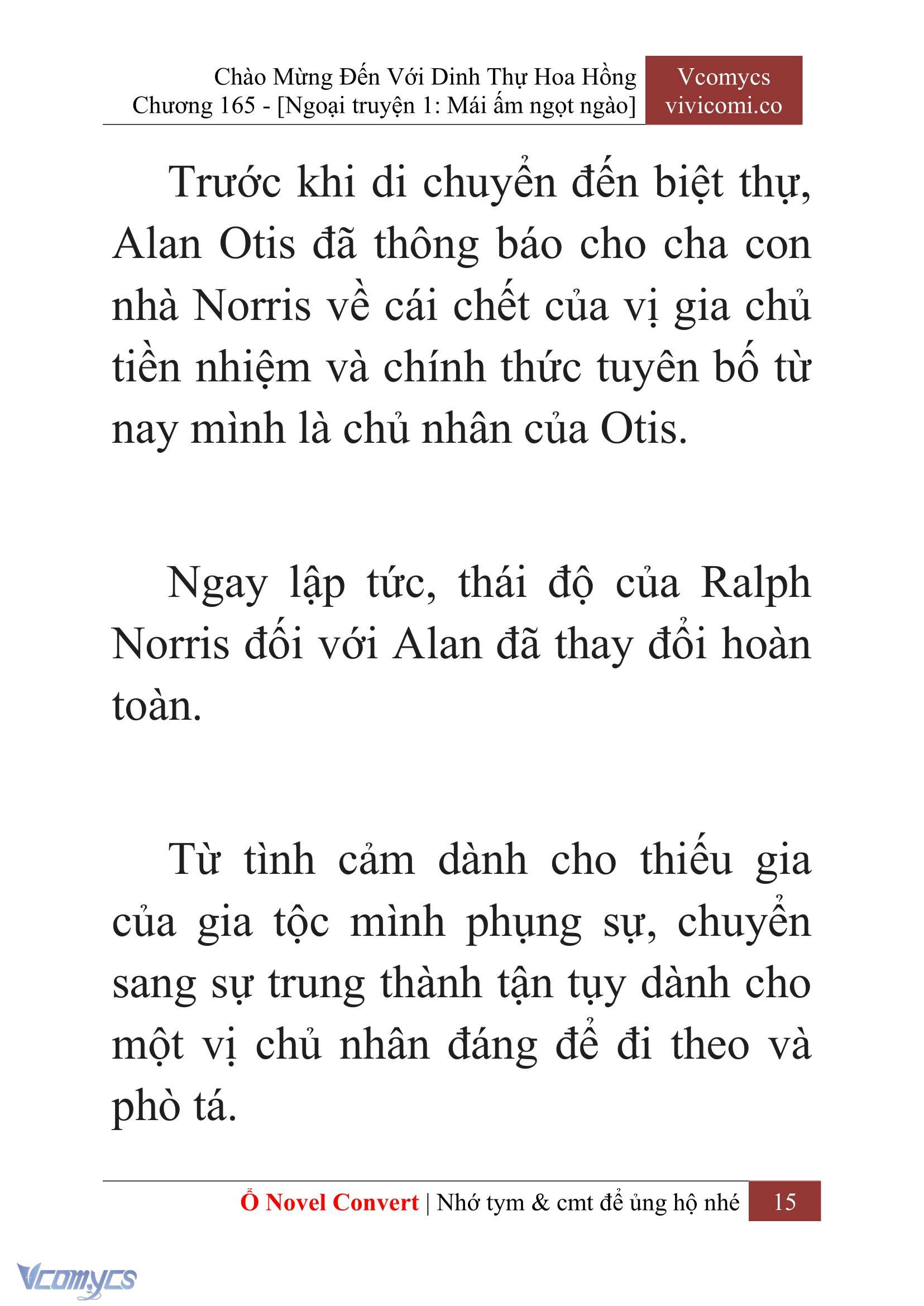 [Novel] Chào Mừng Đến Với Dinh Thự Hoa Hồng Chap 165 - Trang 2