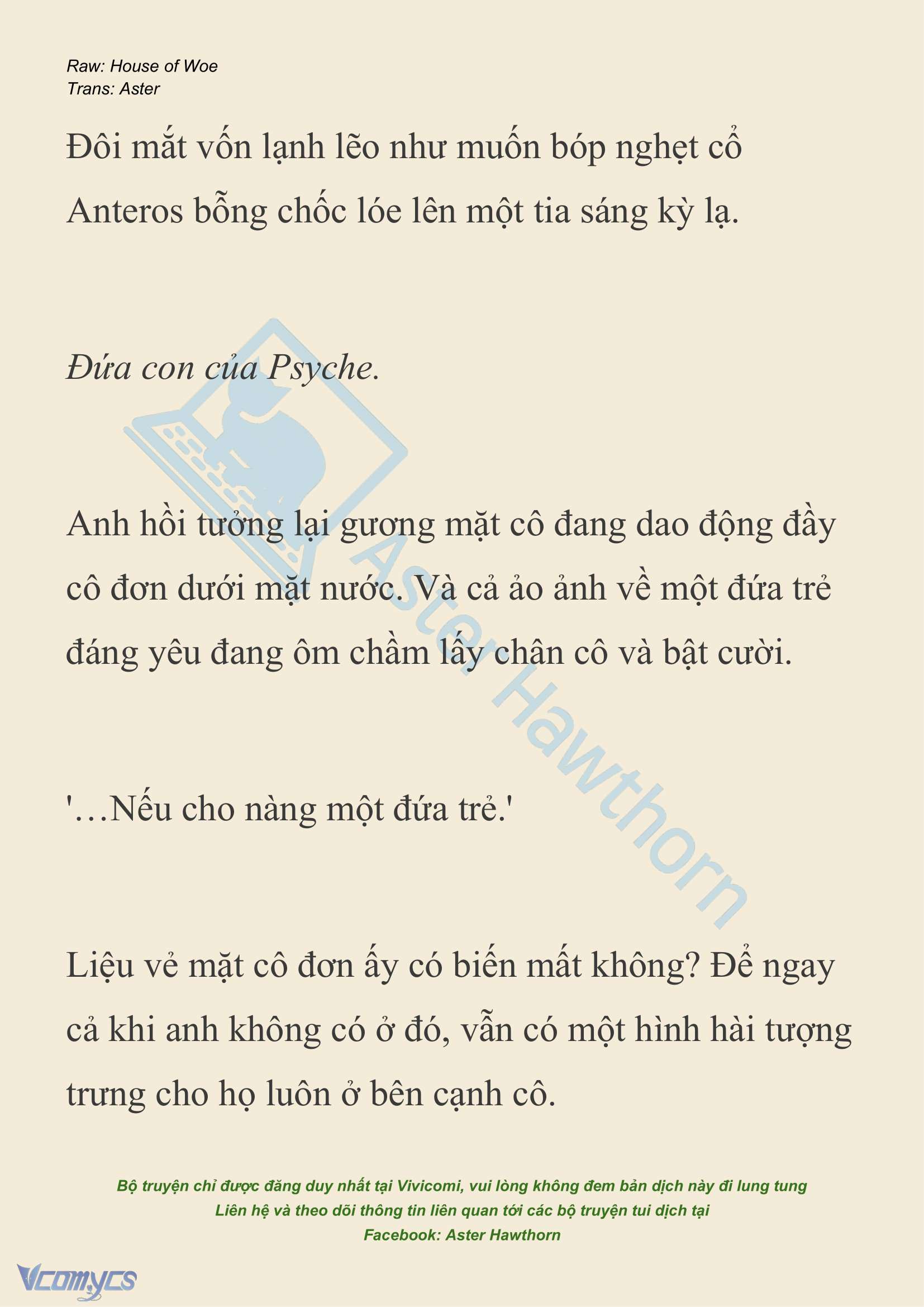 [NOVEL] Dành Cho Các Nữ Thần: Dành cho Psyche Chap 26 - Trang 2