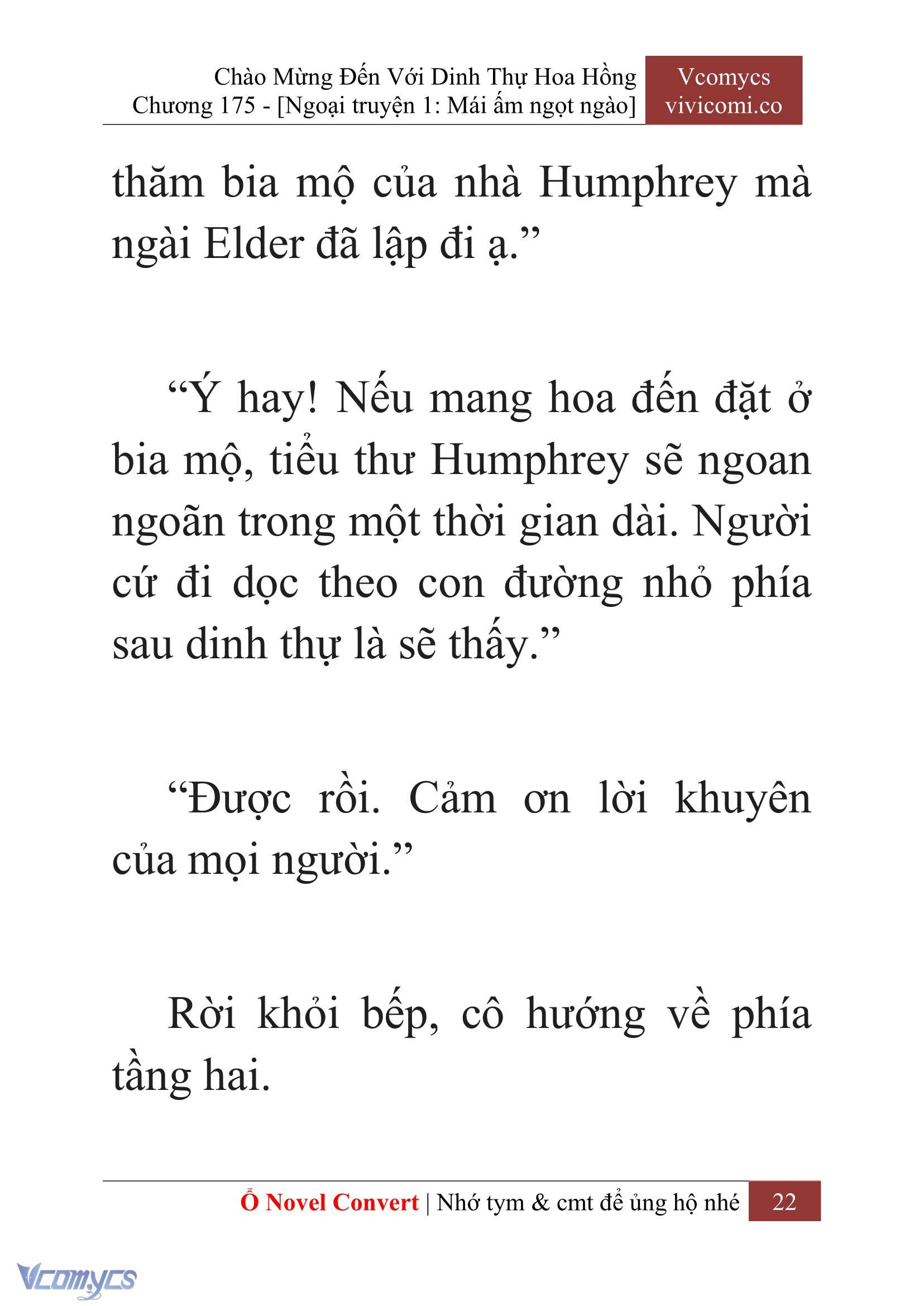 [Novel] Chào Mừng Đến Với Dinh Thự Hoa Hồng Chap 175 - Trang 2