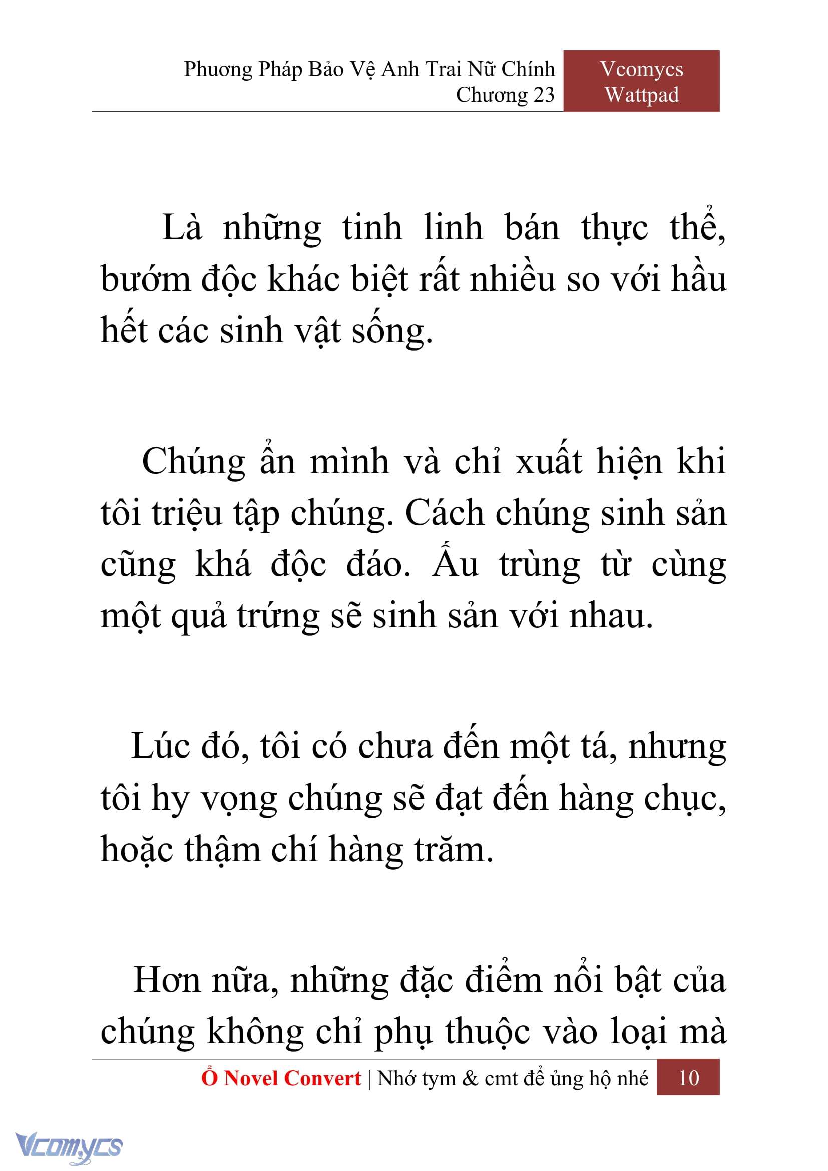 [Novel] Phương Pháp Bảo Vệ Anh Trai Nữ Chính Chap 23 - Next Chap 24