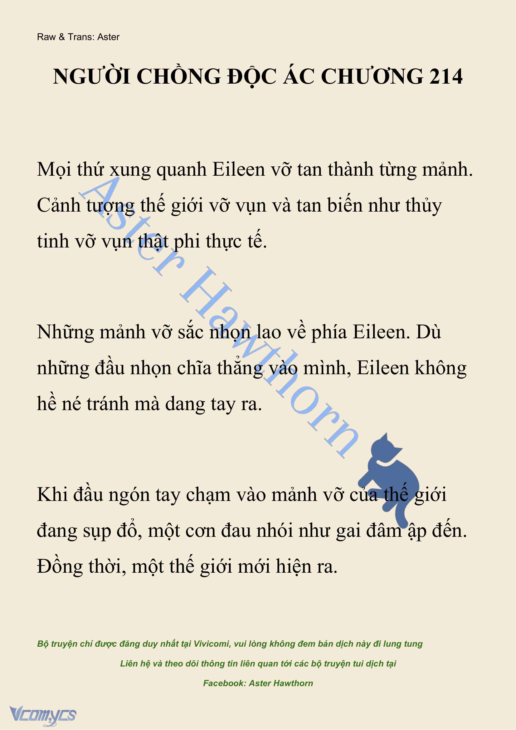 [NOVEL] Người Chồng Độc Ác Chap 214 - Next Chap 215