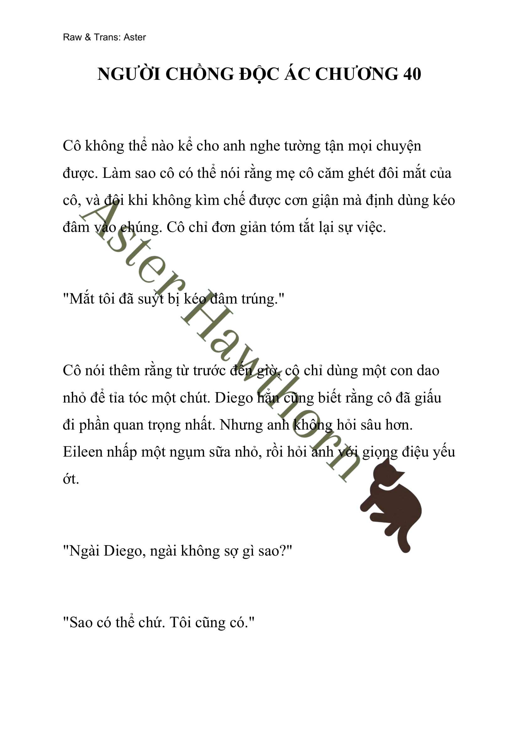 [NOVEL] Người Chồng Độc Ác Chap 40 - Next Chap 41