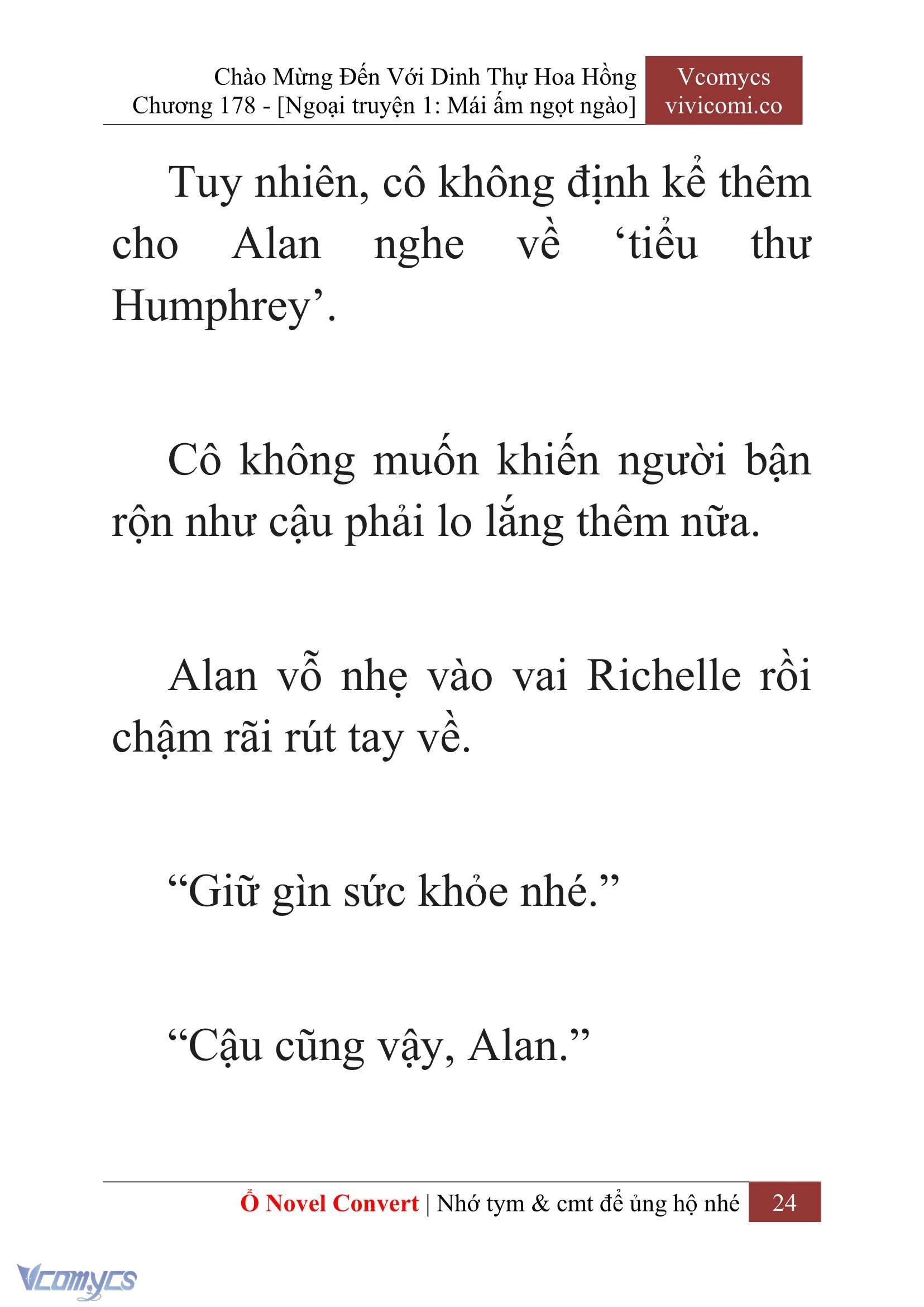 [Novel] Chào Mừng Đến Với Dinh Thự Hoa Hồng Chap 178 - Trang 2