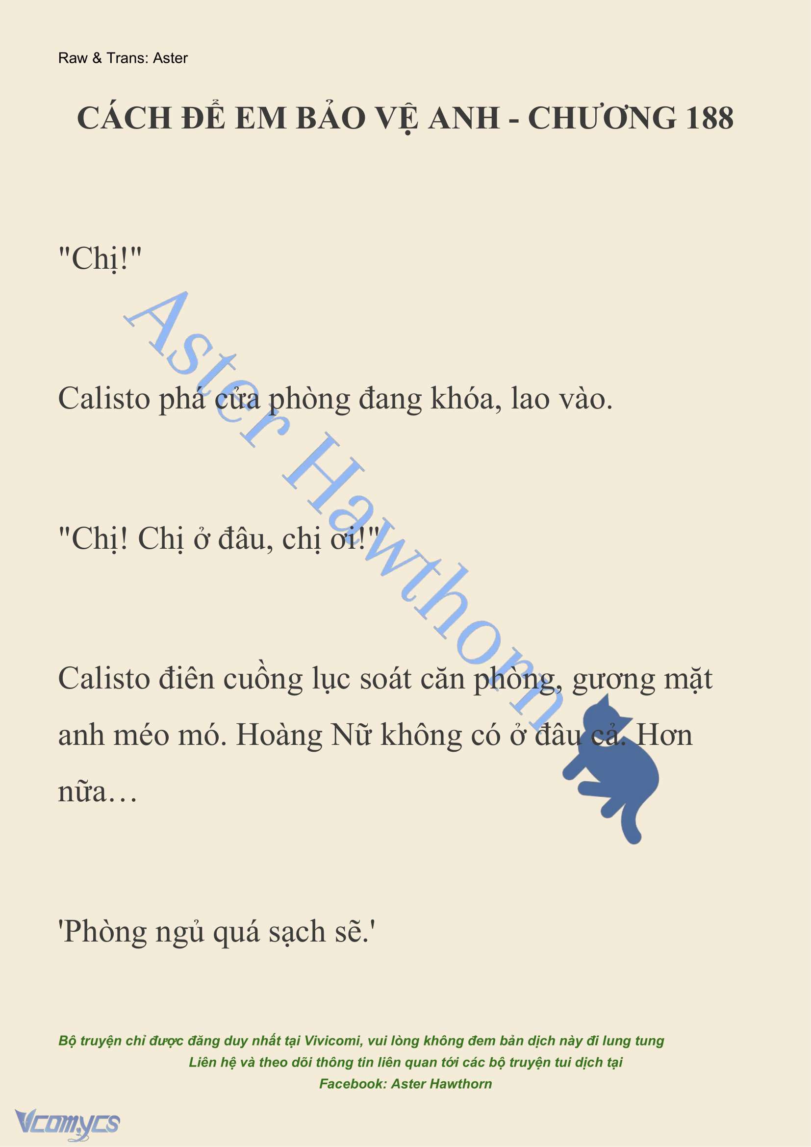 [NOVEL] Cách Để Em Bảo Vệ Anh Chap 188 - Next Chap 189