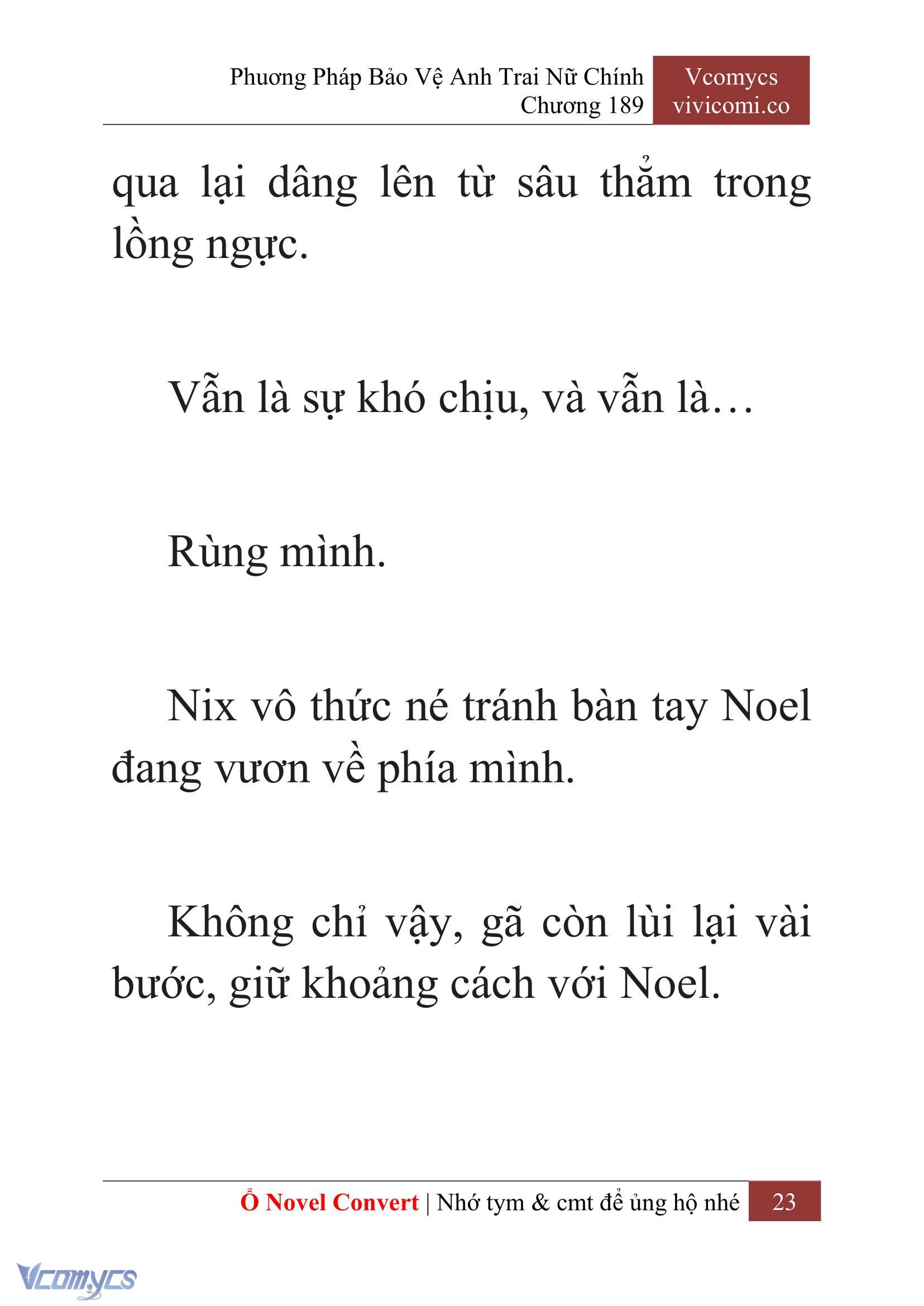 [Novel] Phương Pháp Bảo Vệ Anh Trai Nữ Chính Chap 189 - Trang 2