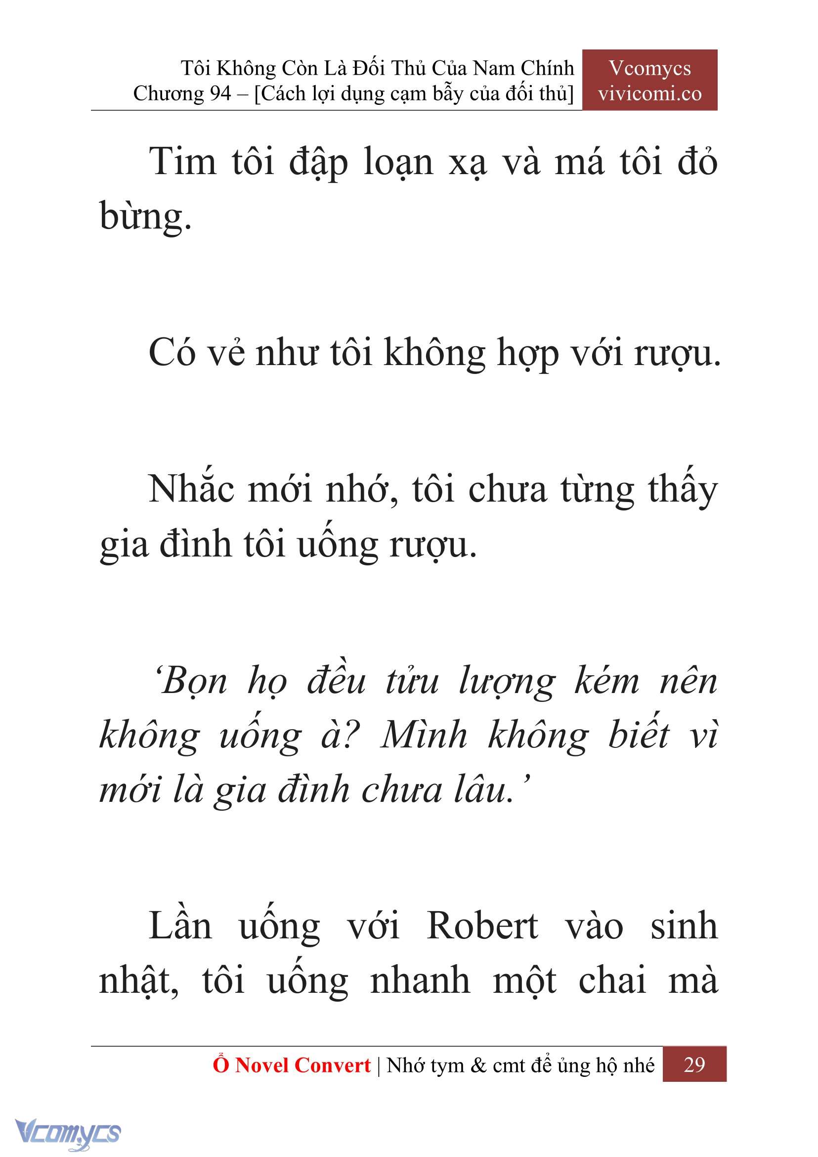 [Novel] Tôi Không Còn Là Đối Thủ Của Nam Chính Chap 94 - Trang 2