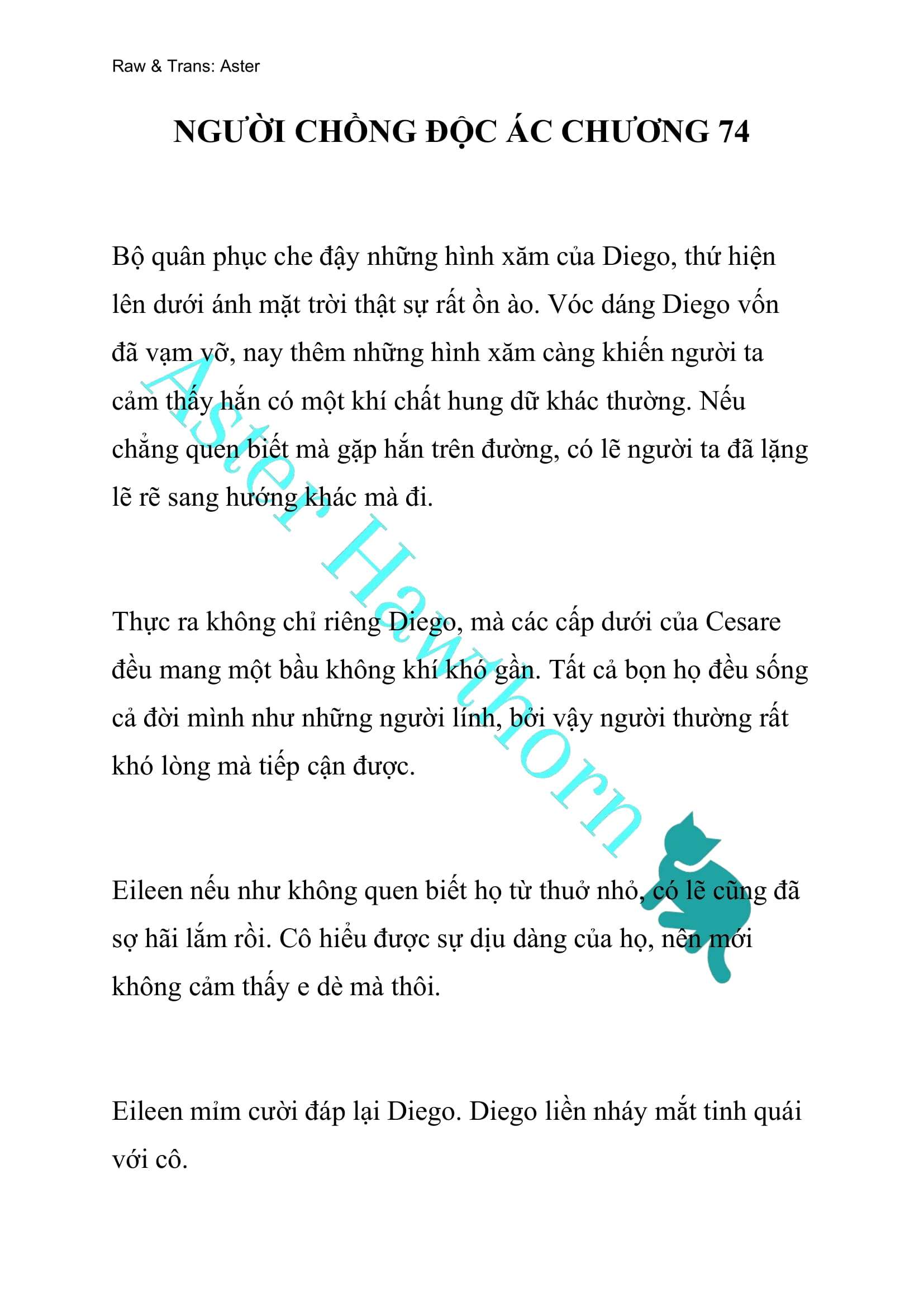 [NOVEL] Người Chồng Độc Ác Chap 74 - Next Chap 75