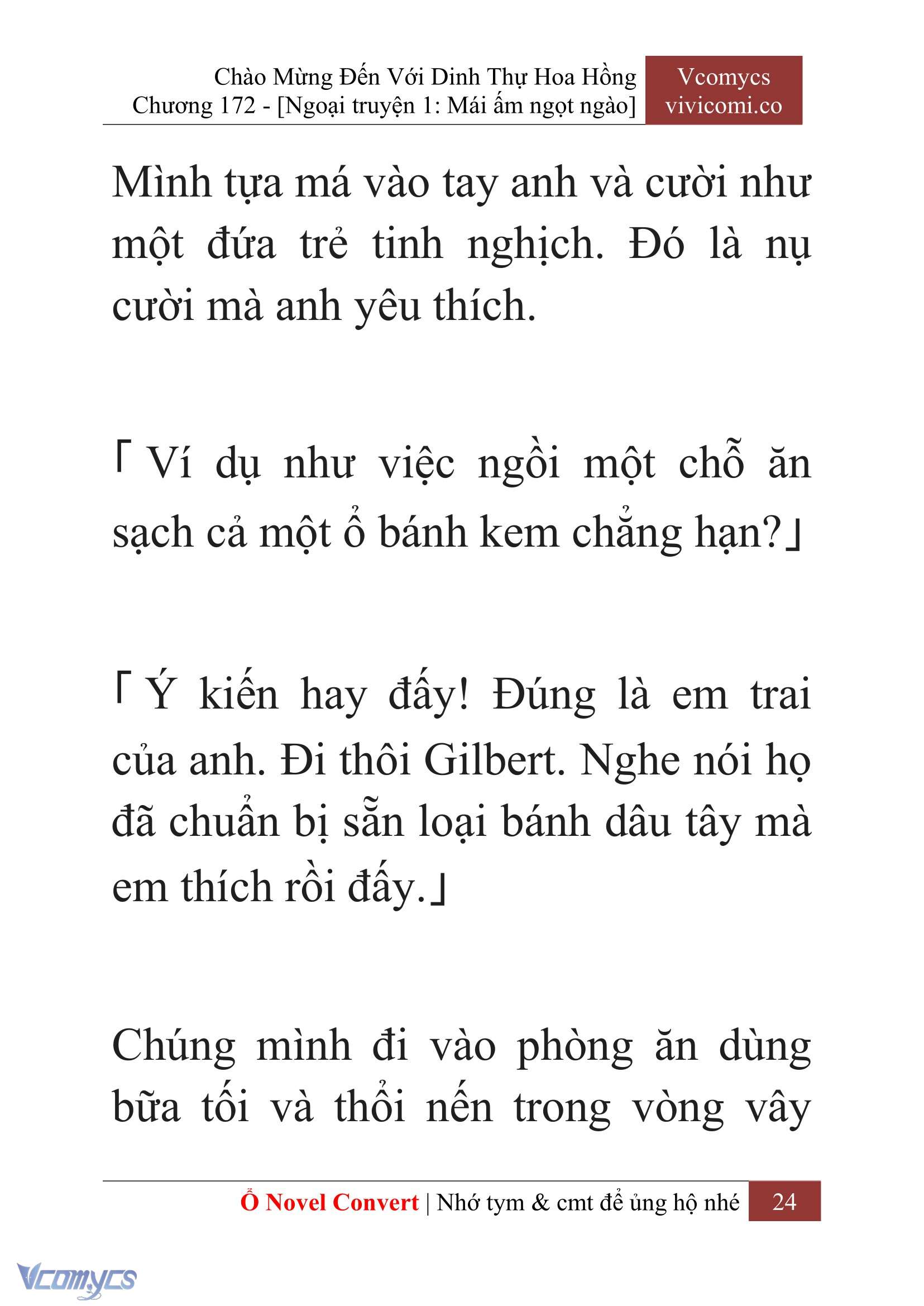 [Novel] Chào Mừng Đến Với Dinh Thự Hoa Hồng Chap 172 - Trang 2