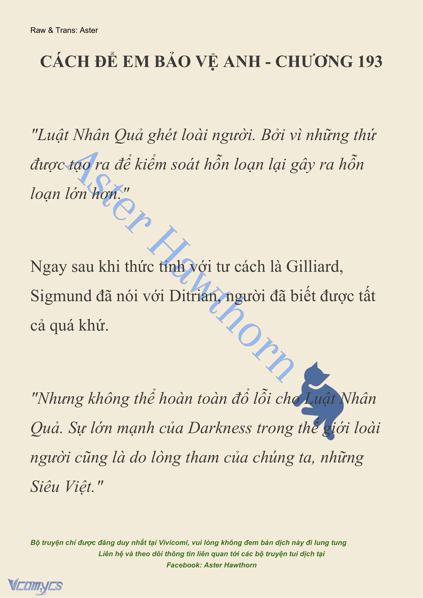 [NOVEL] Cách Để Em Bảo Vệ Anh Chap 193 - Next Chap 194