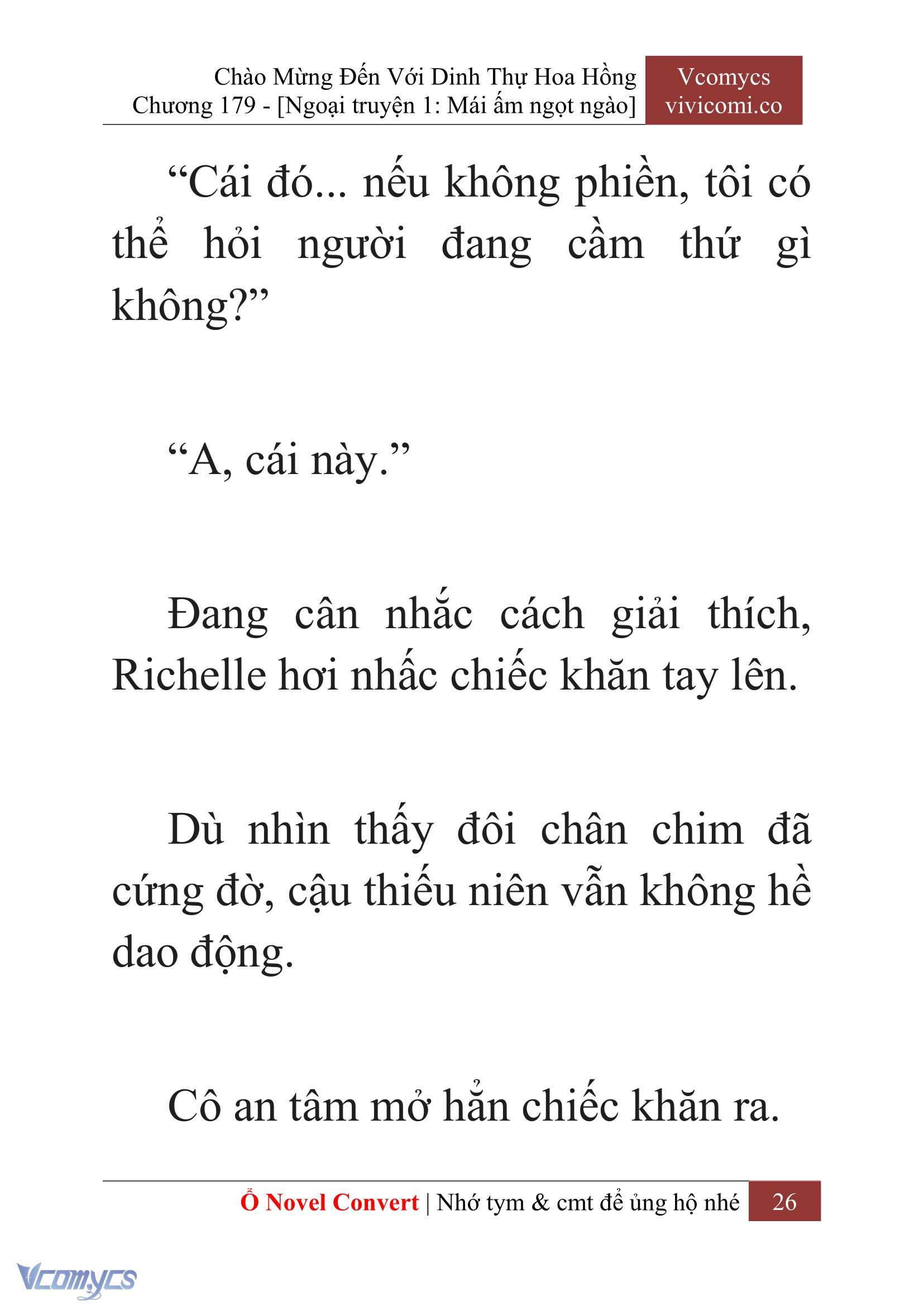 [Novel] Chào Mừng Đến Với Dinh Thự Hoa Hồng Chap 179 - Trang 2