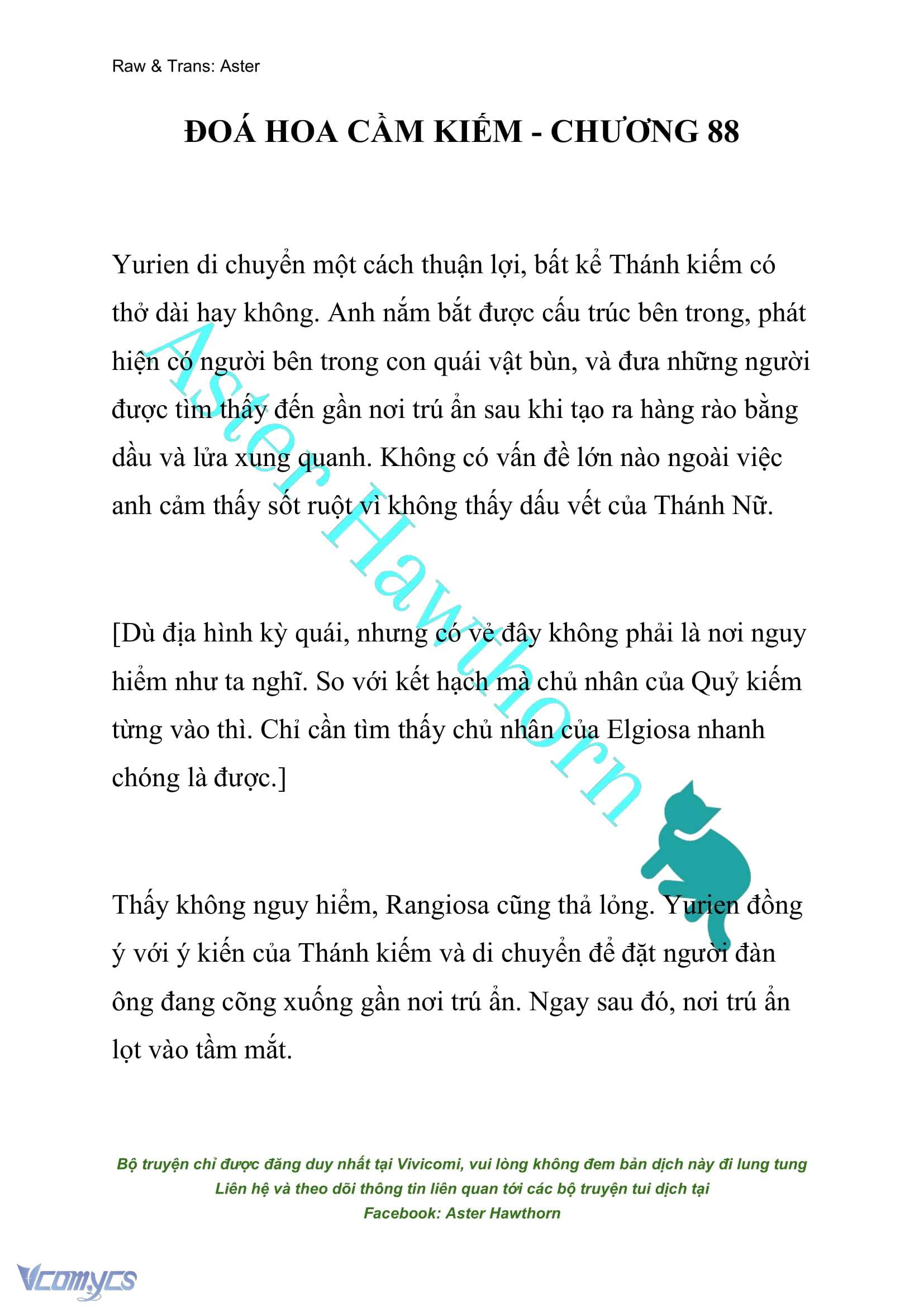 [NOVEL] Đóa Hoa Cầm Kiếm Chap 88 - Next Chap 89