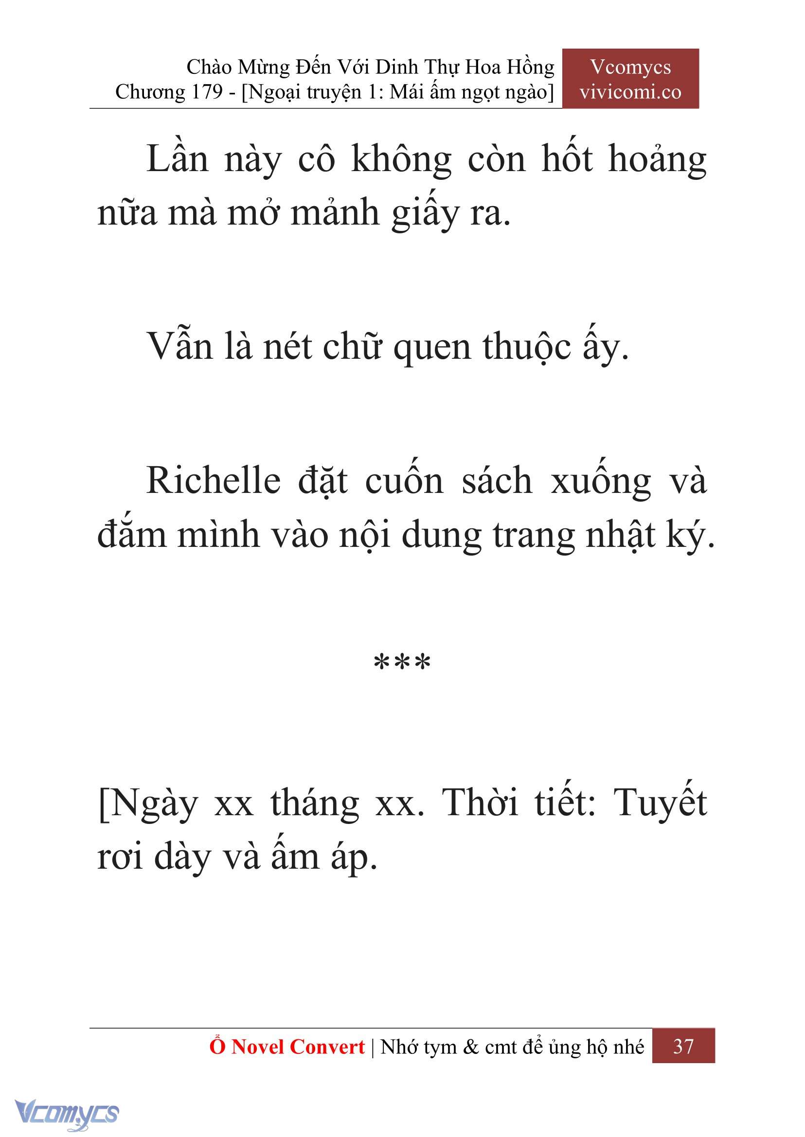 [Novel] Chào Mừng Đến Với Dinh Thự Hoa Hồng Chap 179 - Trang 2