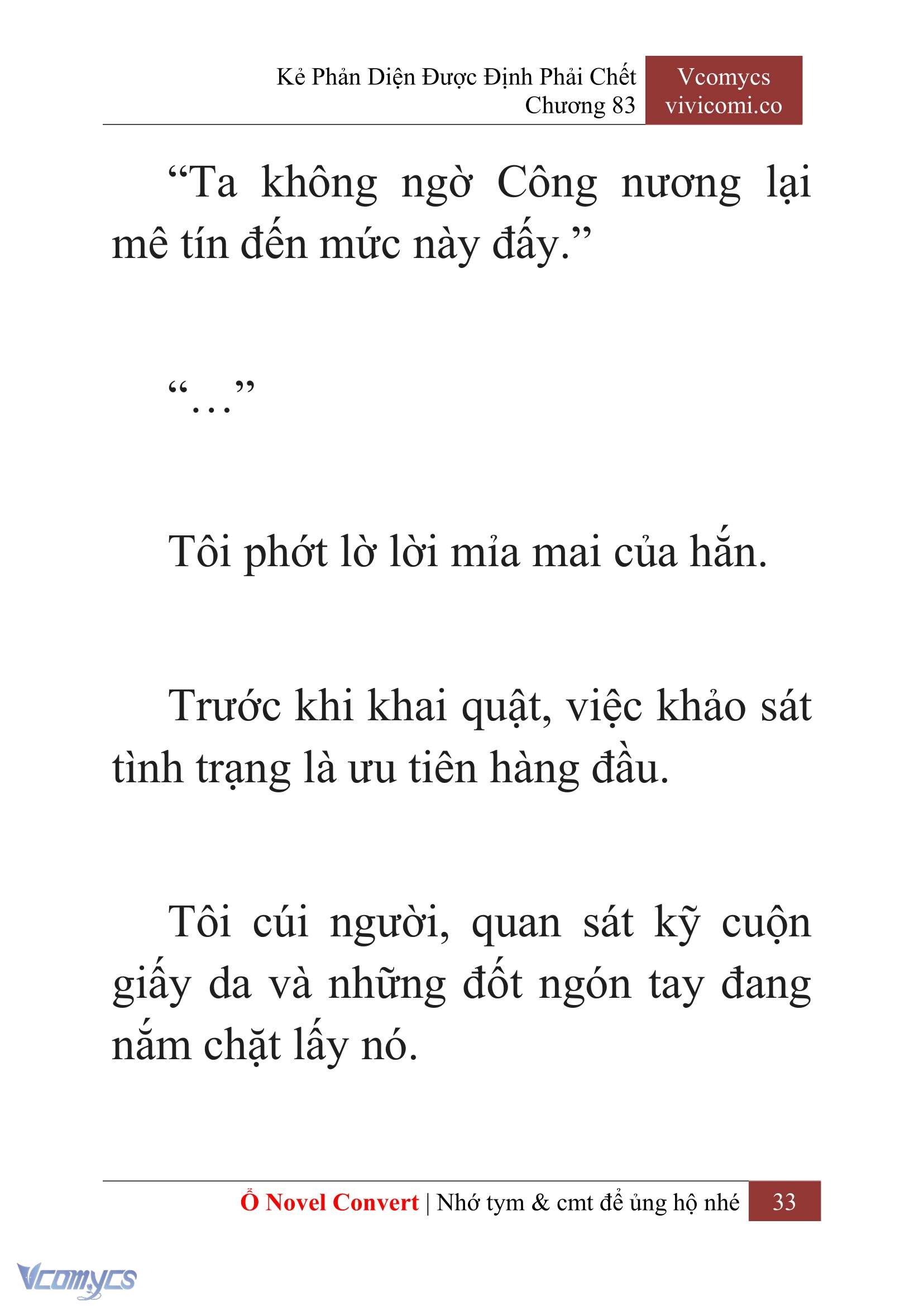 [Novel] Kẻ Phản Diện Được Định Phải Chết Chap 83 - Next Chap 84